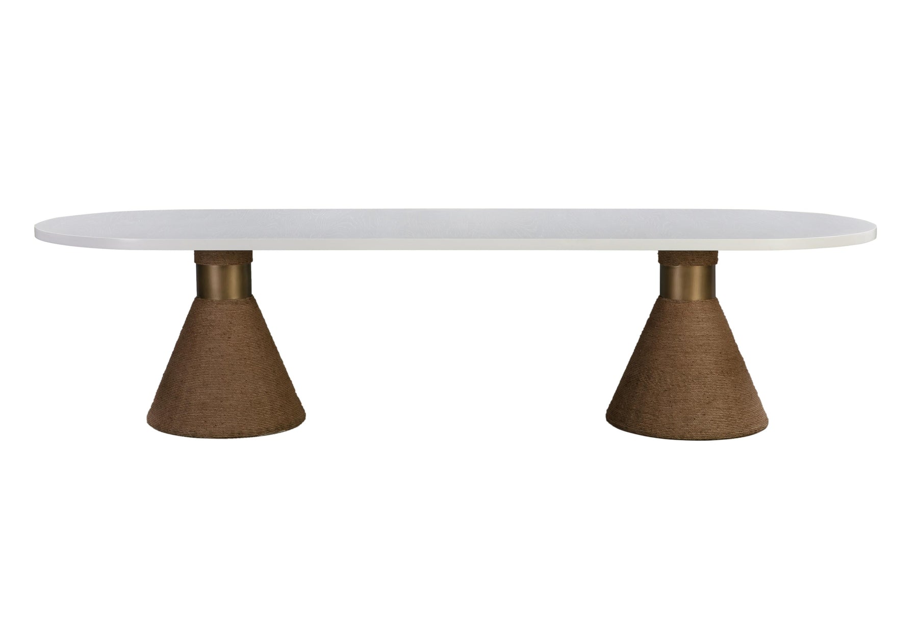 Rishi 120" Rope Oval Dining Table