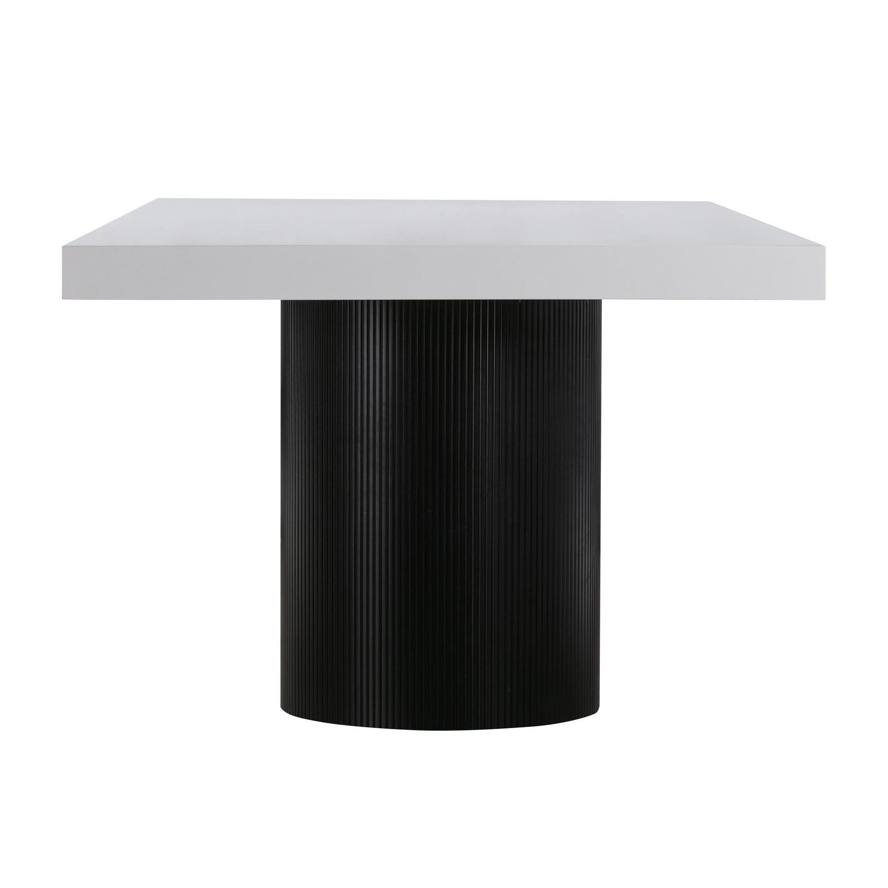 Nova 95" White Lacquer Rectangular Dining Table