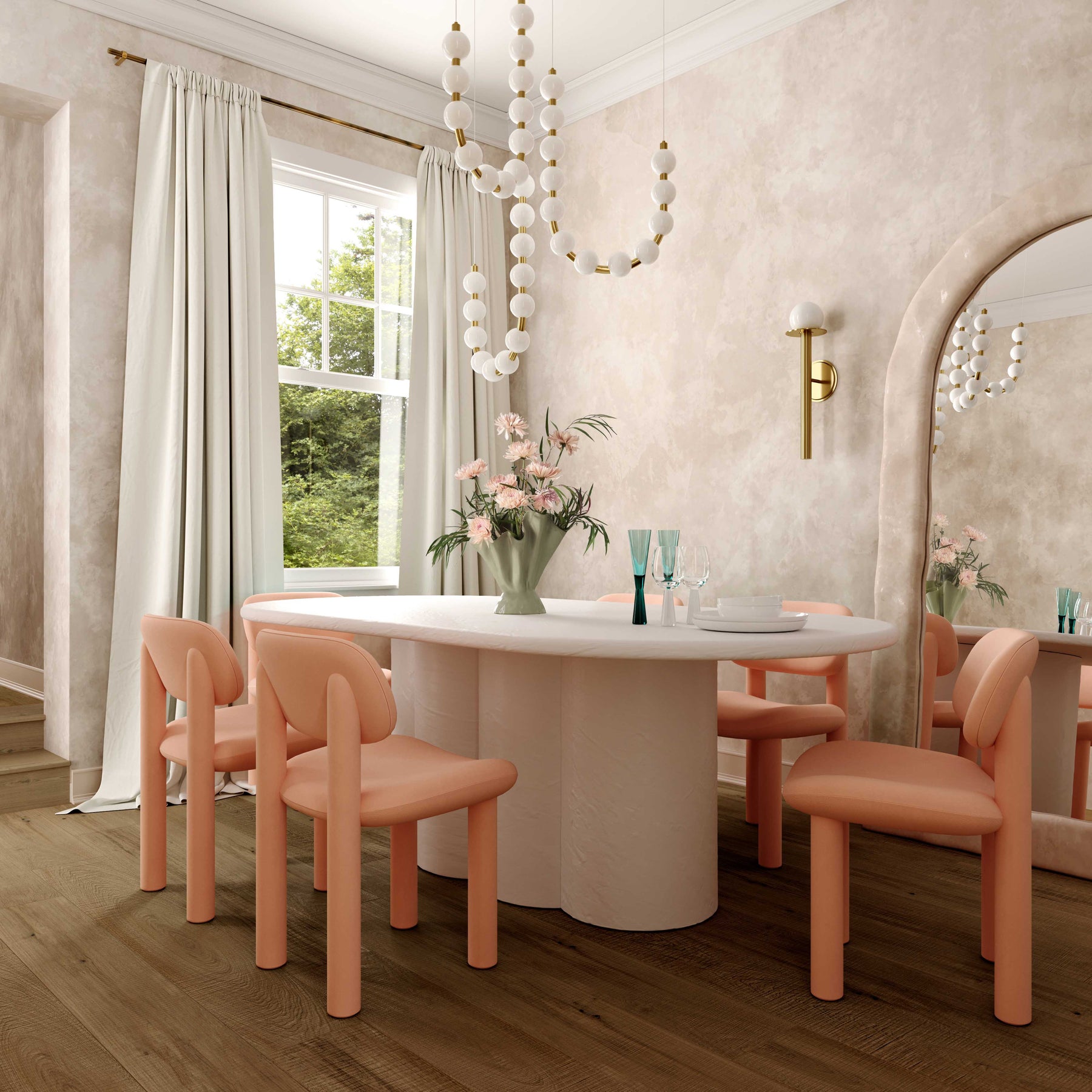Elise Performance Velvet Dining Chair
