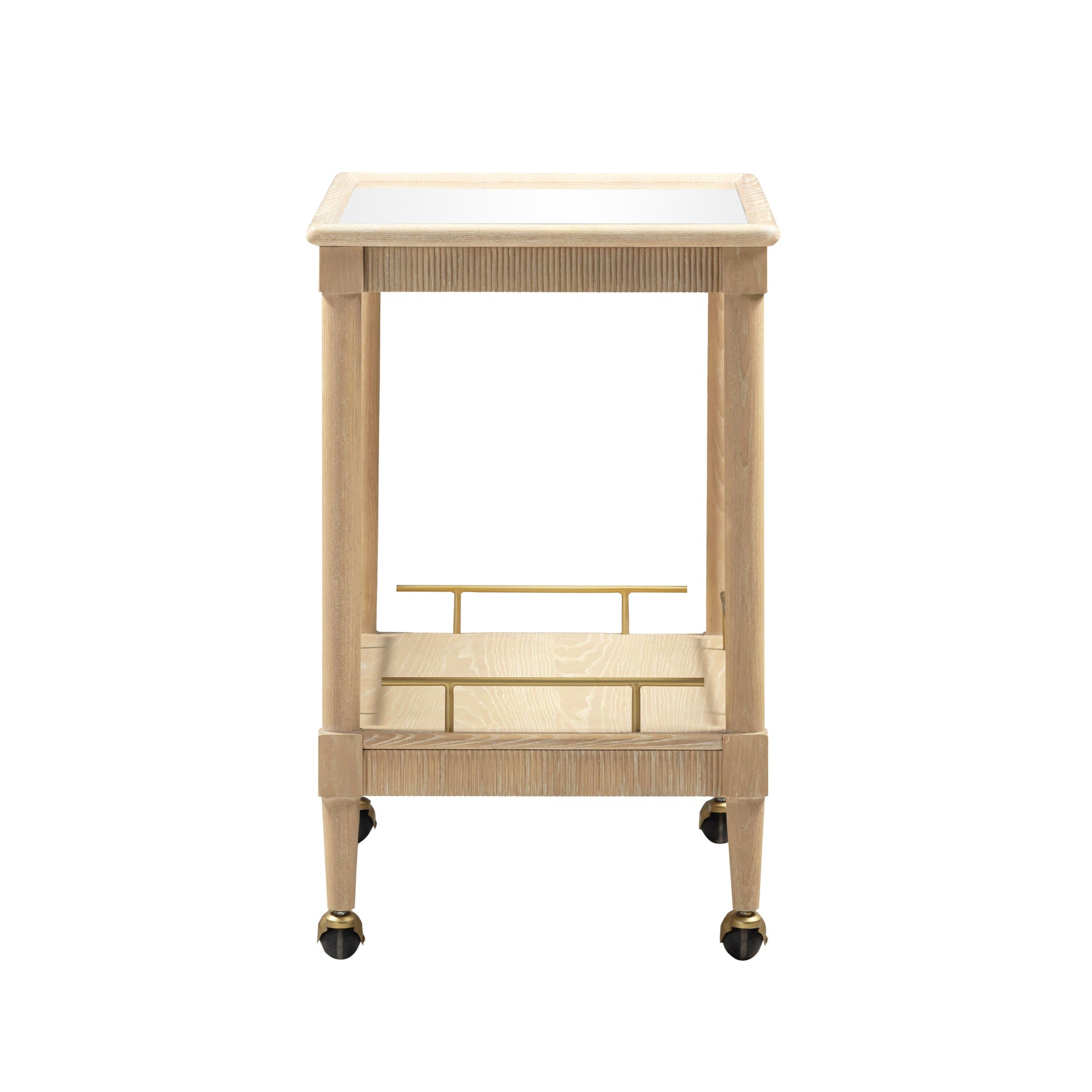 Slosh 37" Natural Ash Bar Cart