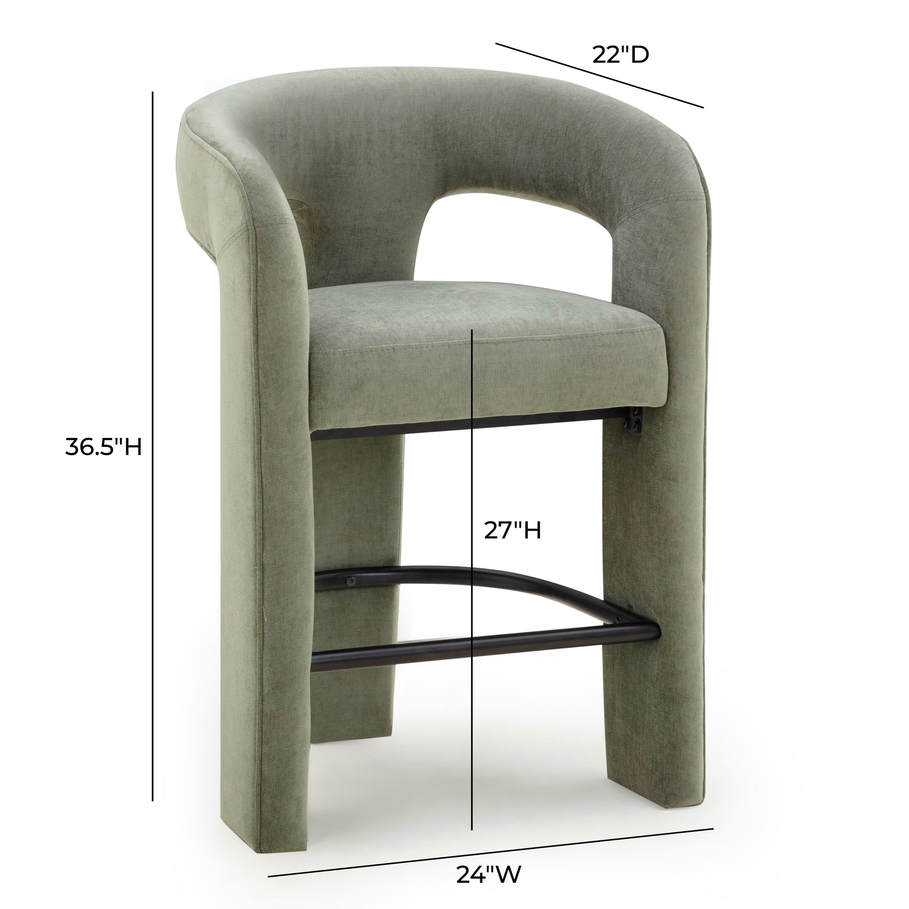 Malone Performance Chenille Stool