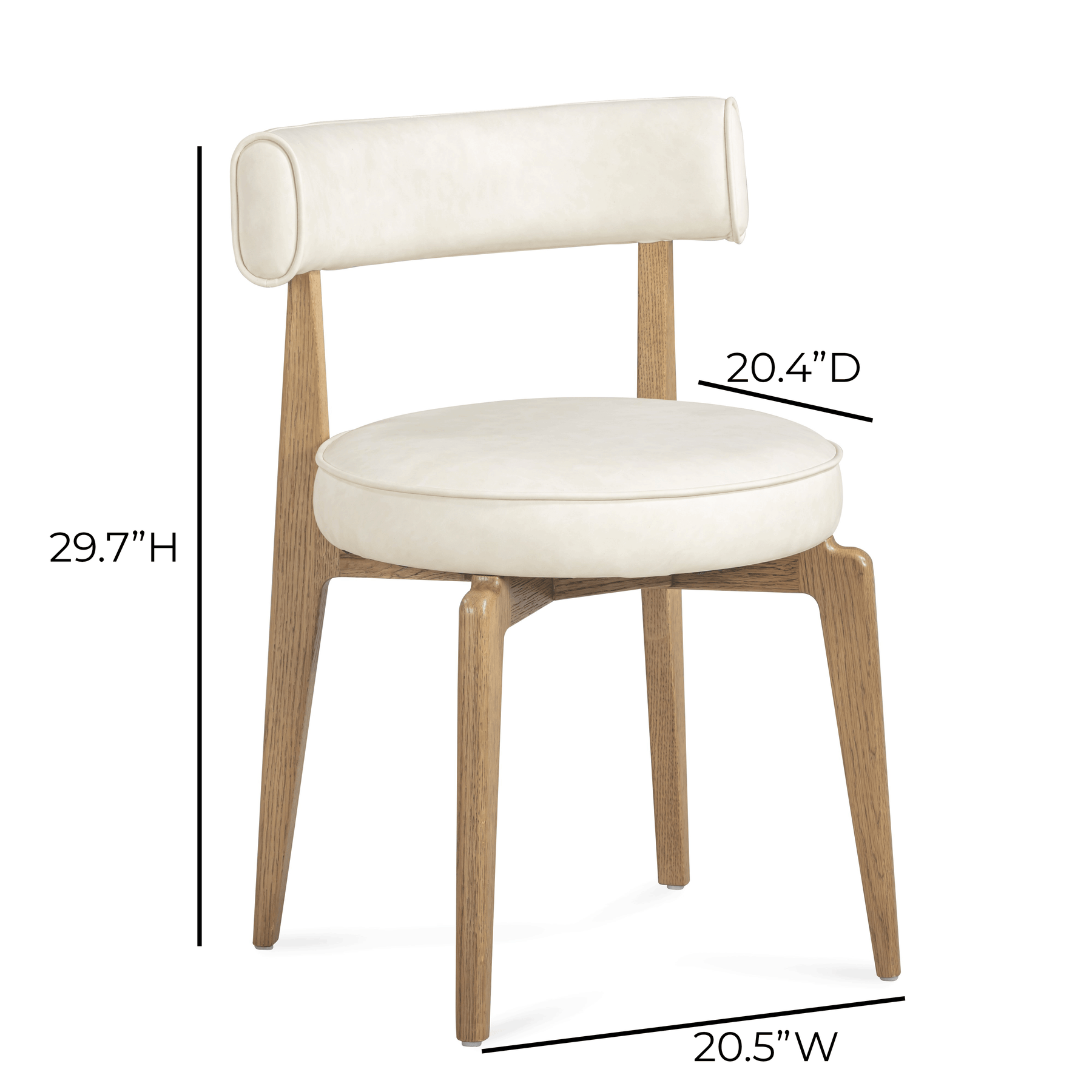 Nikita Performance Vegan Leather Dining Chair