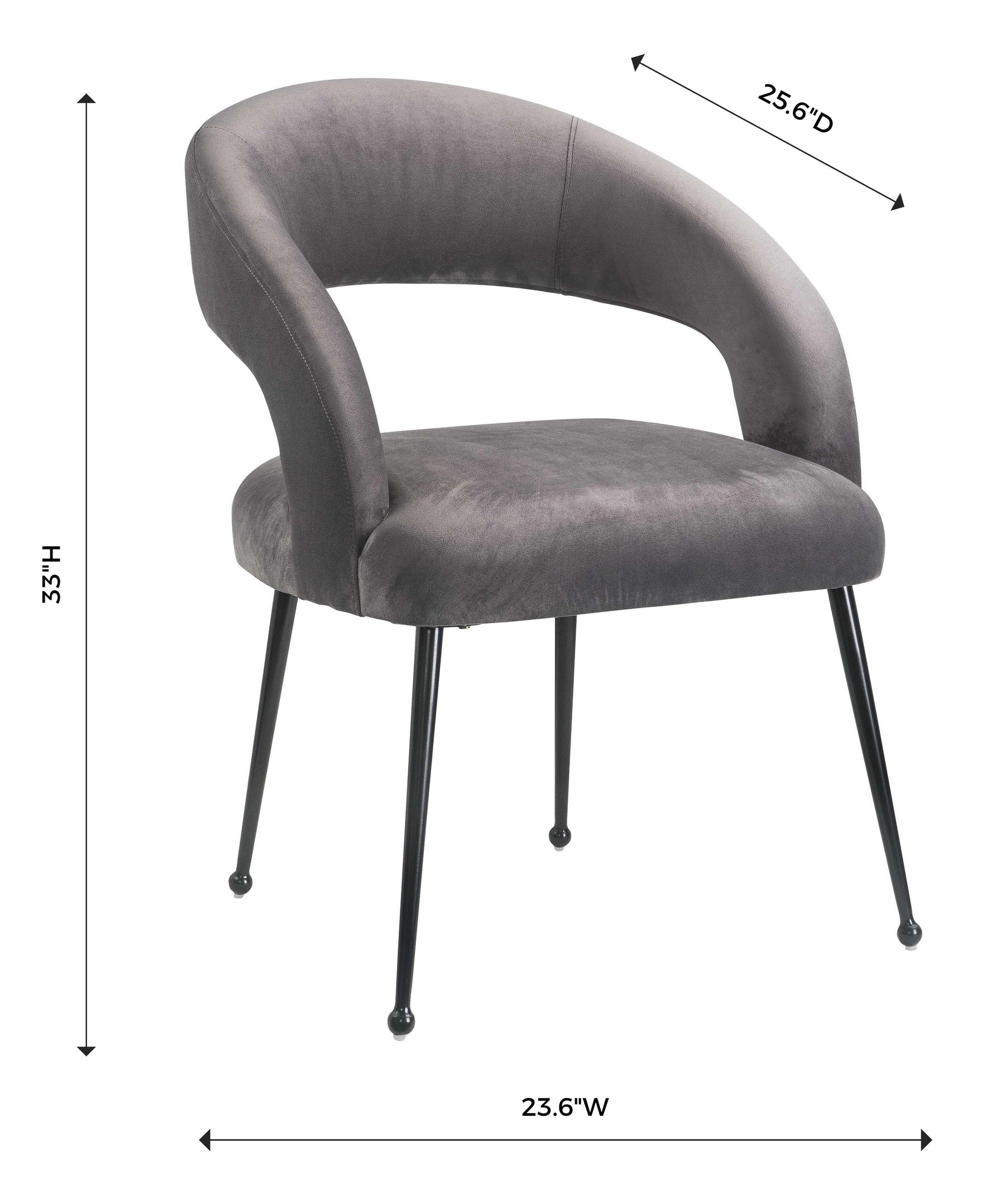 Rocco Performance Velvet Dining Chair