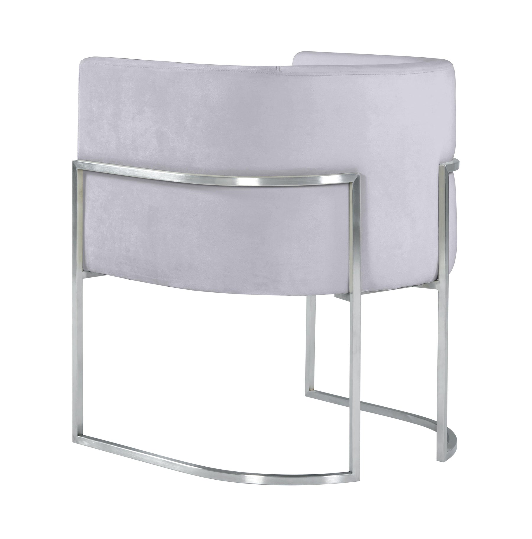 Giselle Performance Velvet Dining Chair with Silver Base