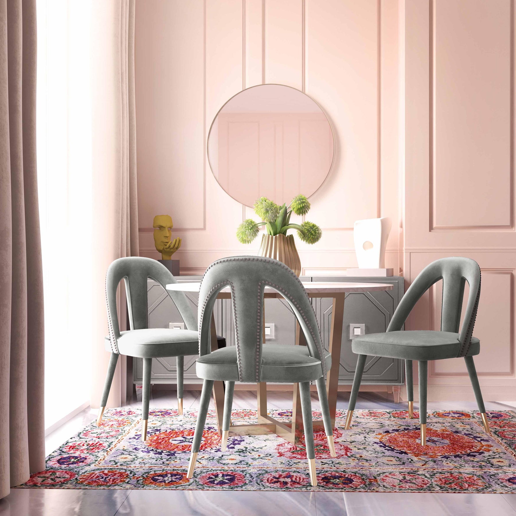 Petra Performance Velvet Dining Chair