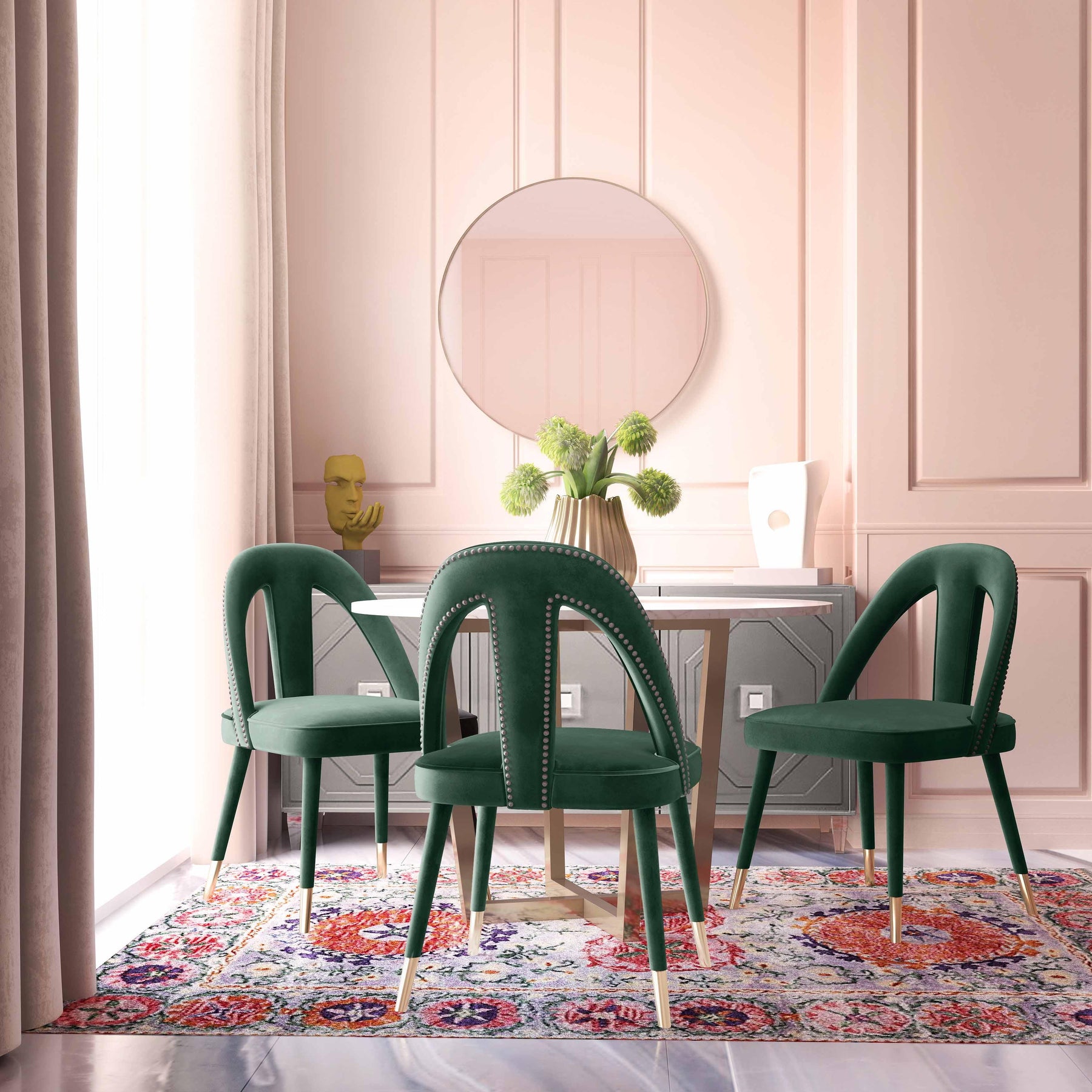 Petra Performance Velvet Dining Chair