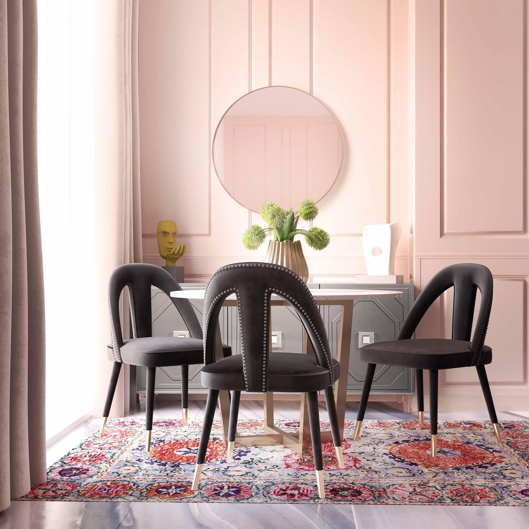 Petra Performance Velvet Dining Chair