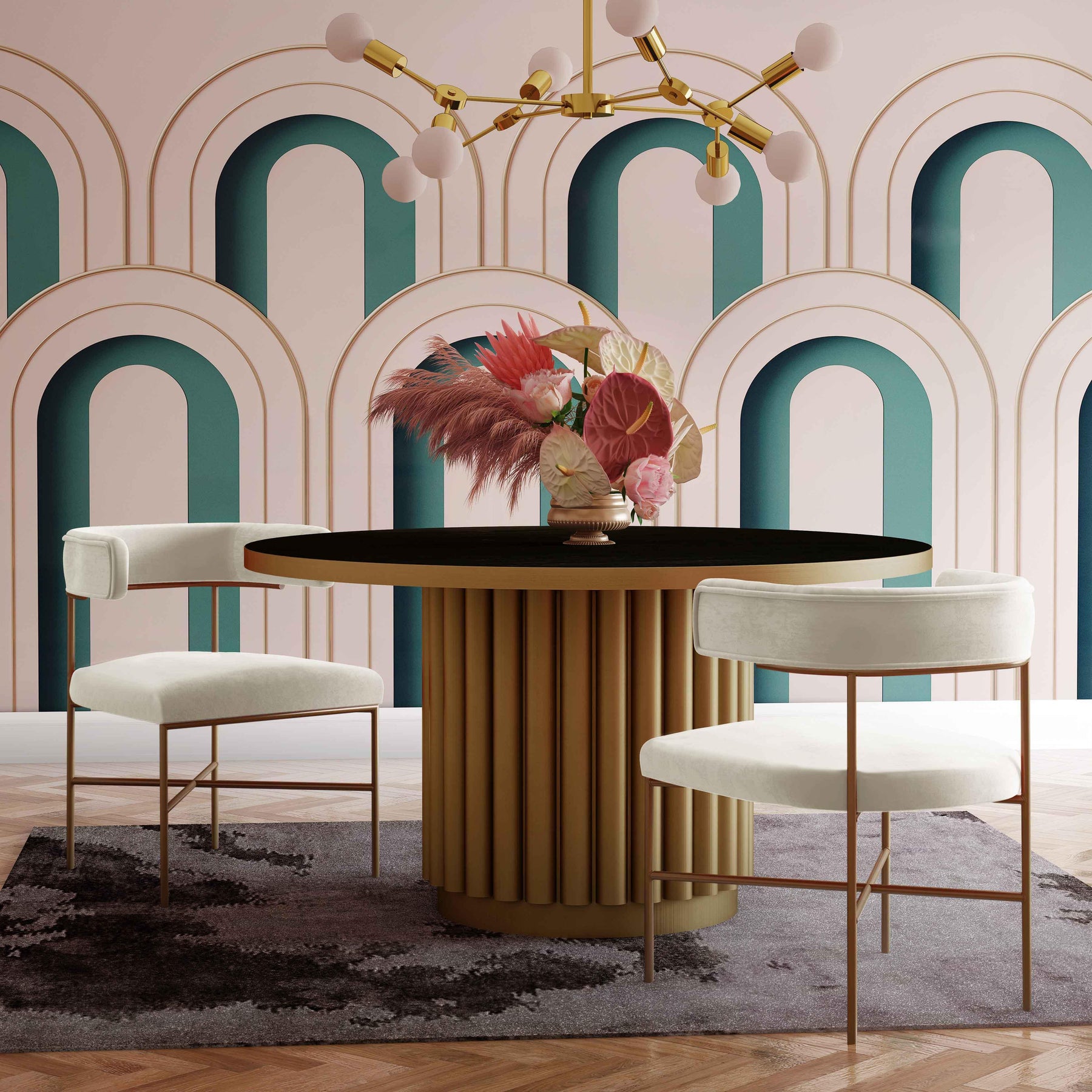 Kim Performance Velvet Dining Chair