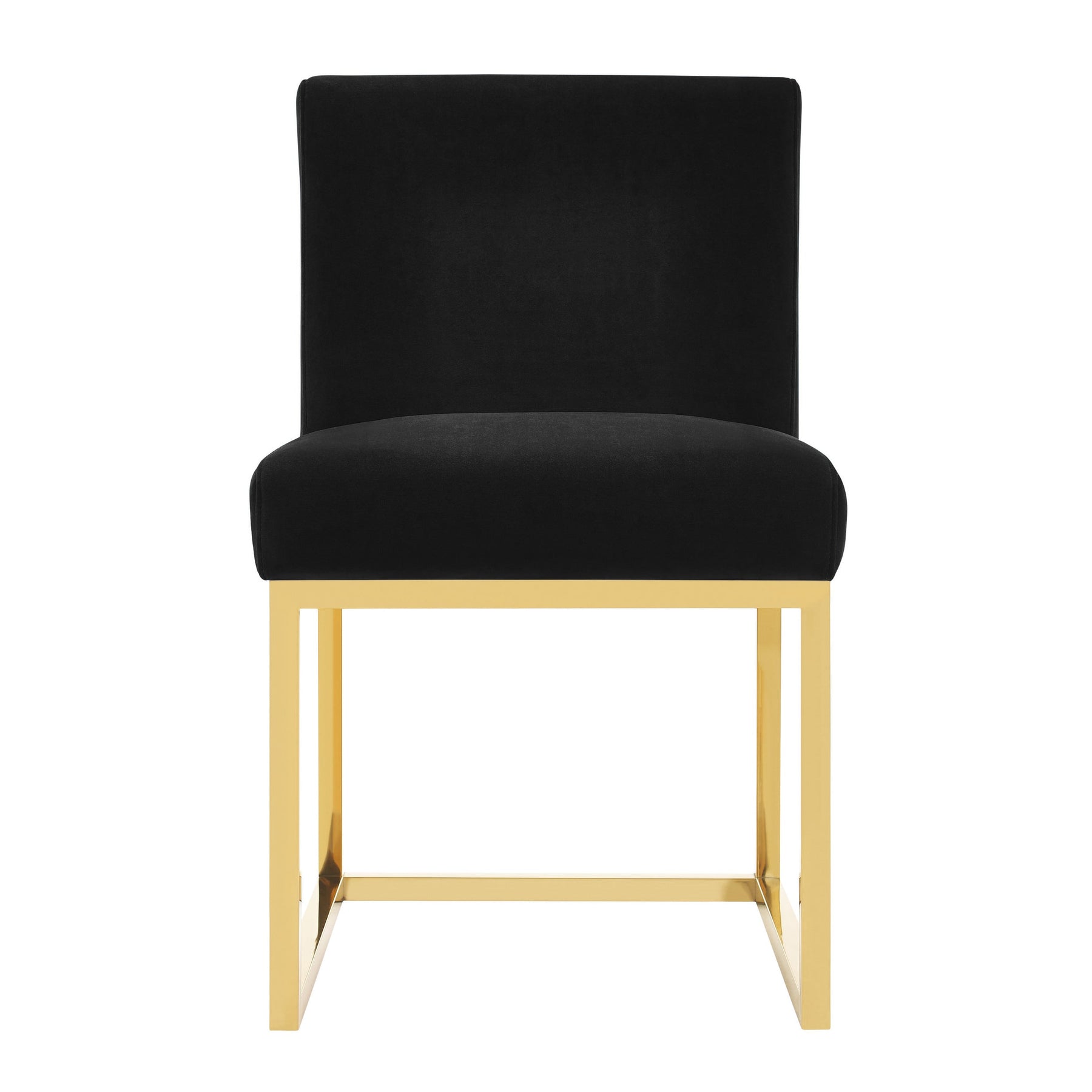 Haute Black Performance Velvet Chair