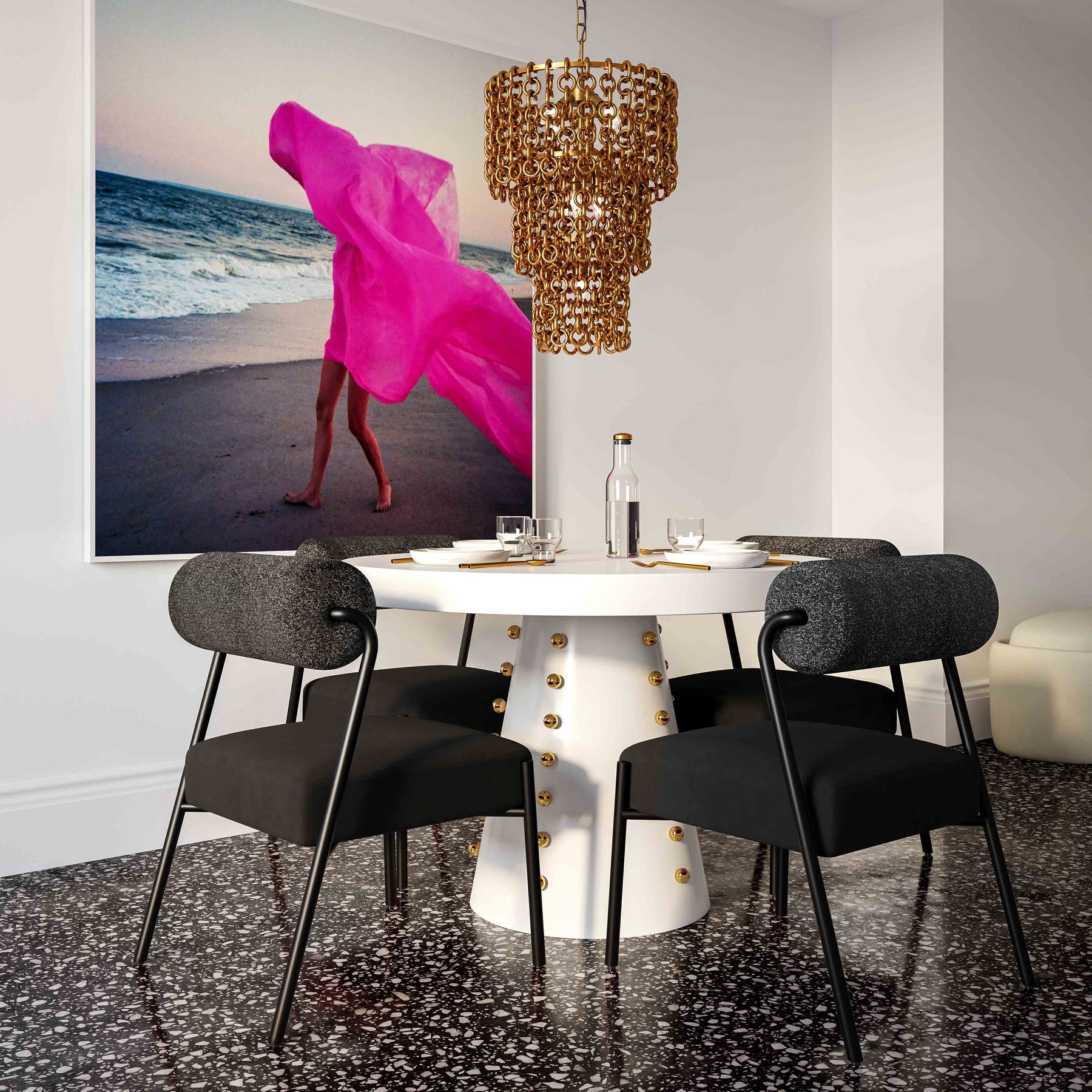 Jolene Performance Velvet Dining Chair - Set of 2