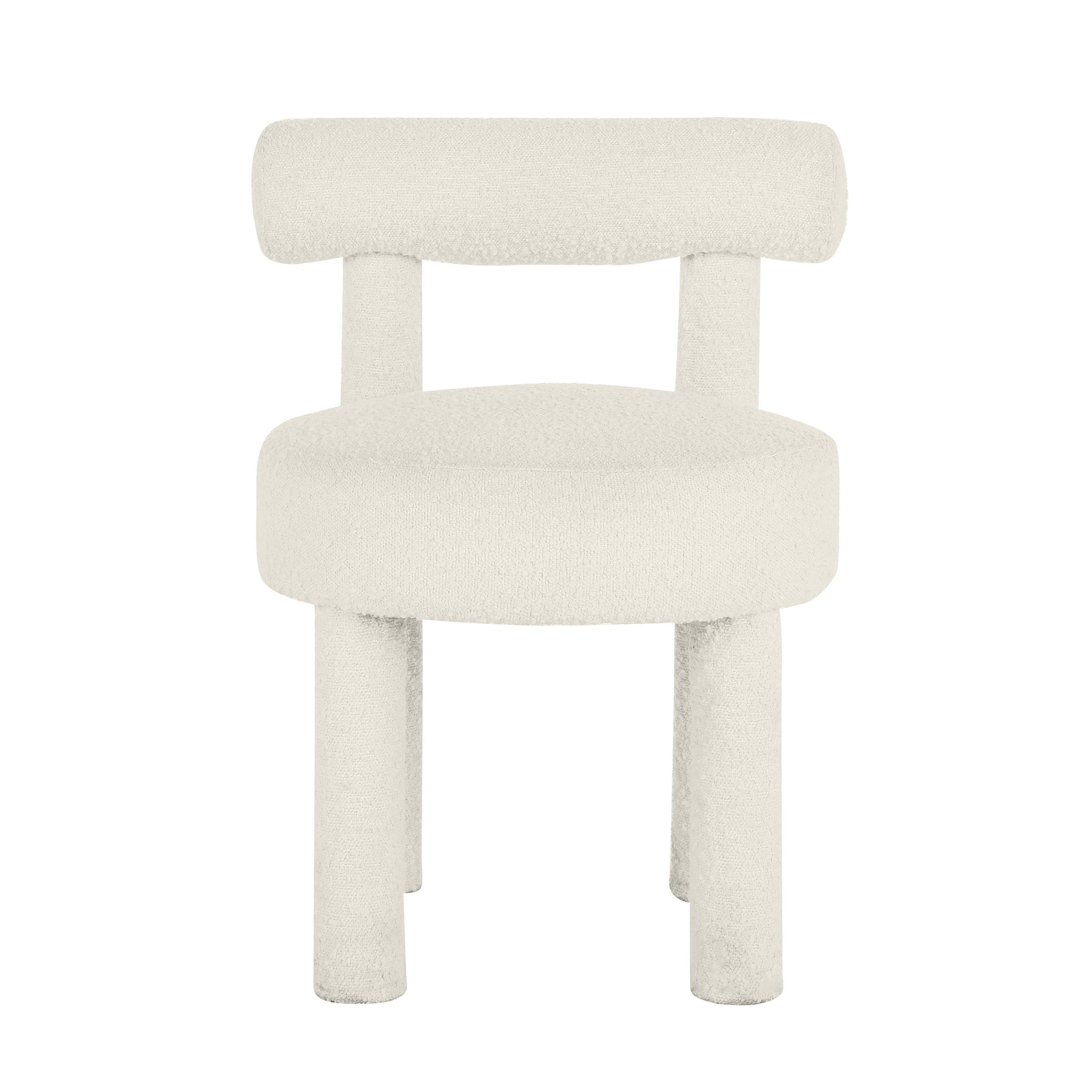 Carmel Cream Performance Boucle Dining Chair