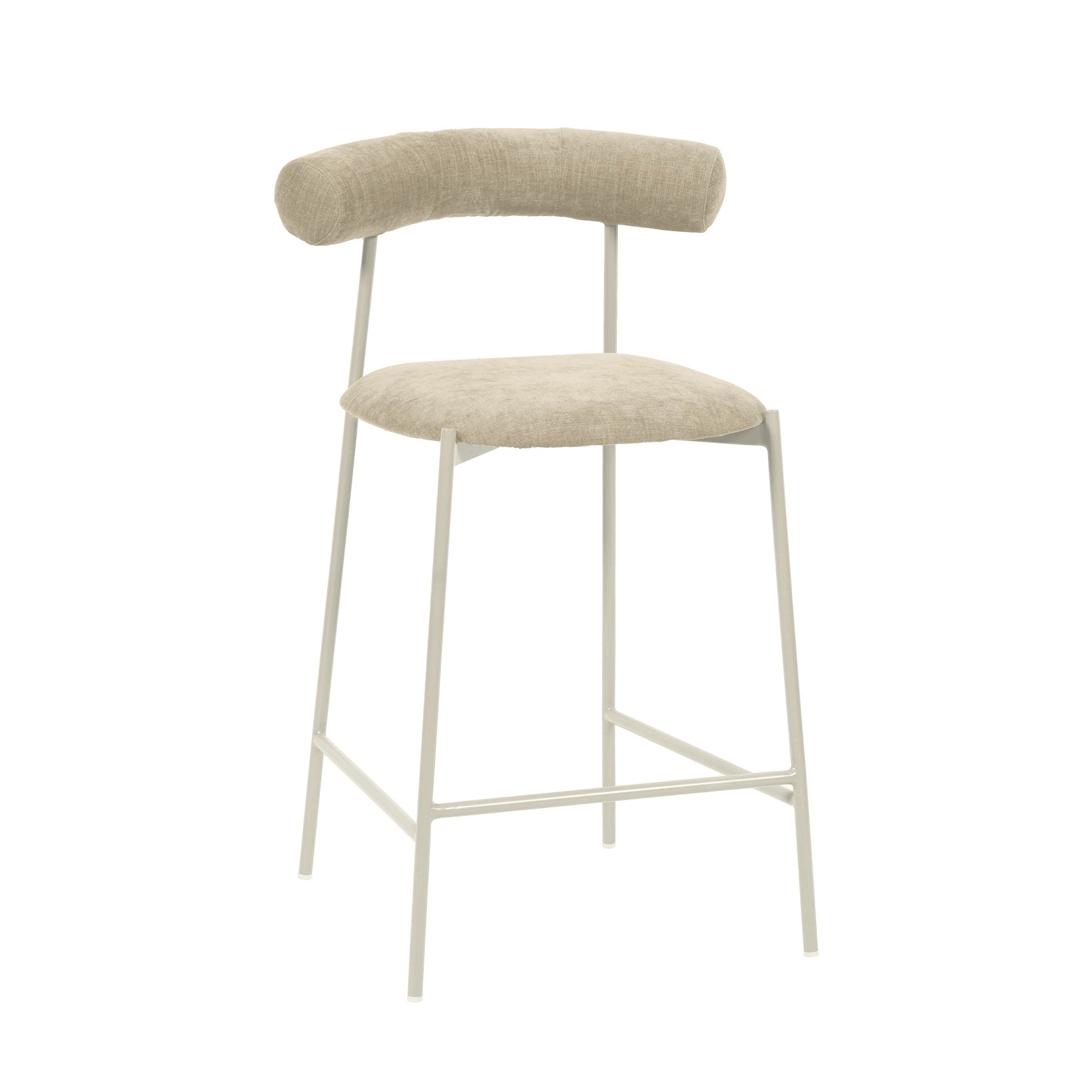 Liliana Performance Velvet Stool