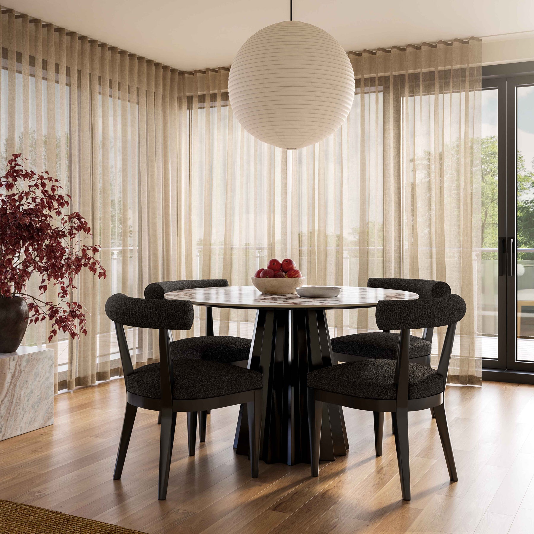 Palla Performance Boucle Dining Chair