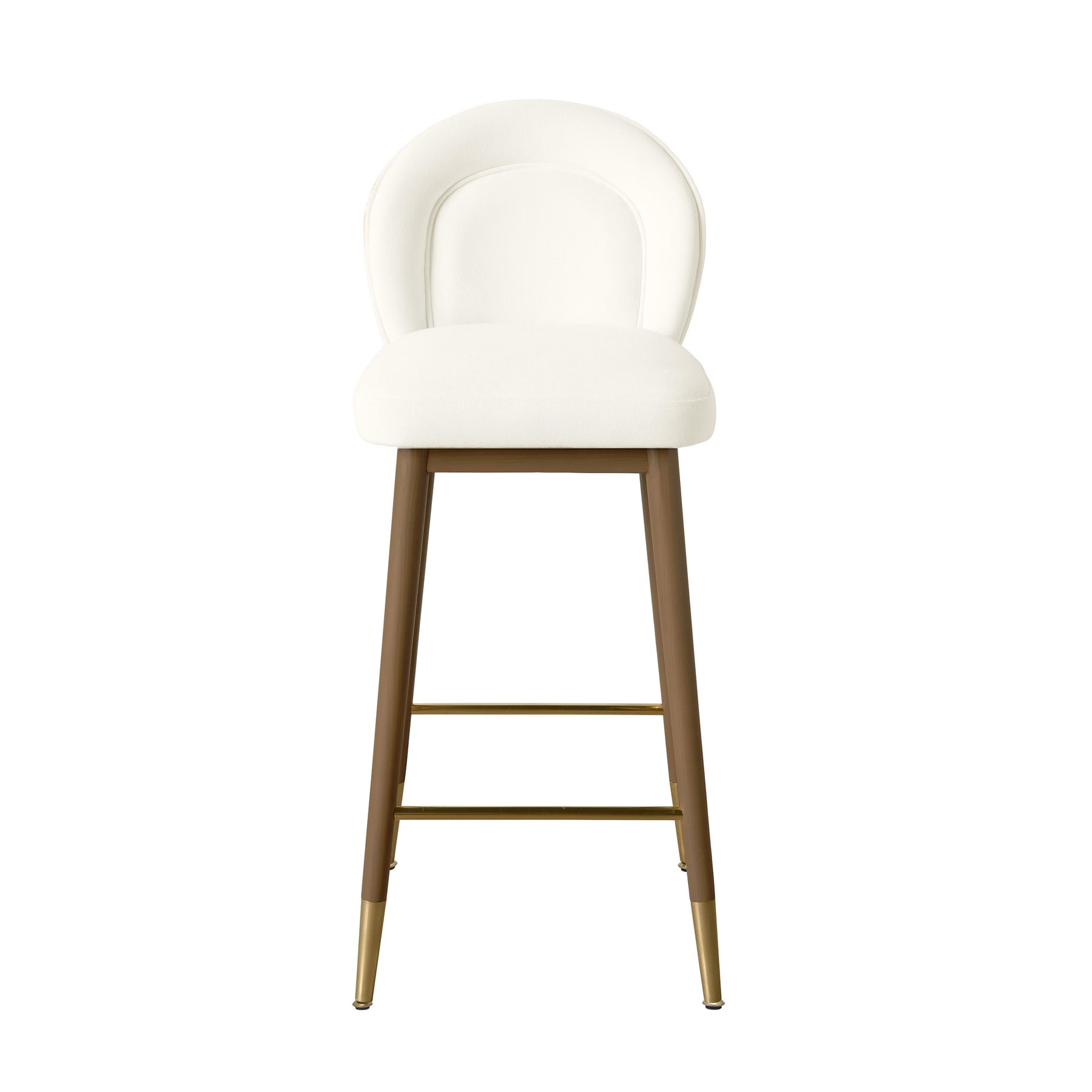 Hailey Performance Velvet Stool