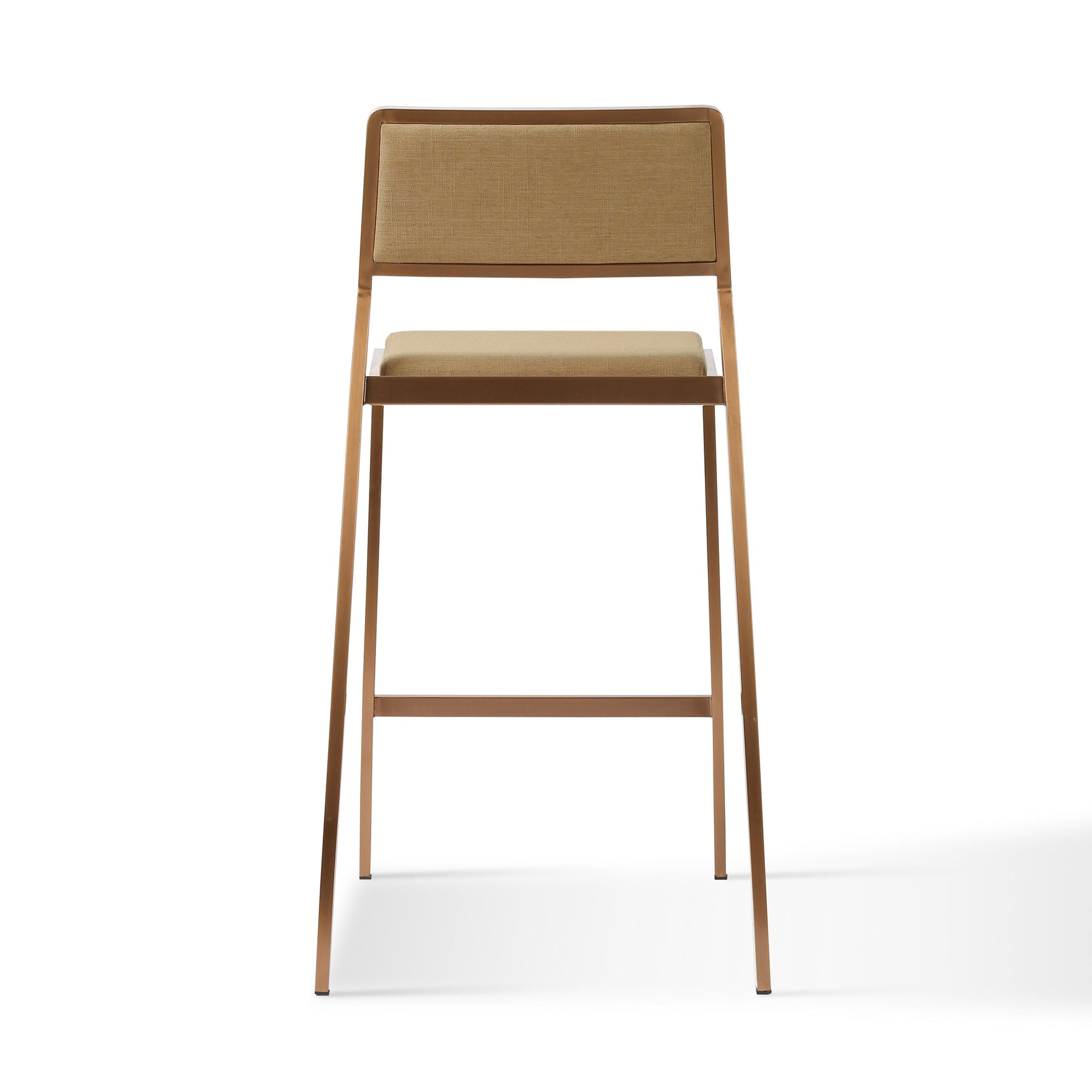 Gale Tan Basketweave Stackable Stool - Set of 2