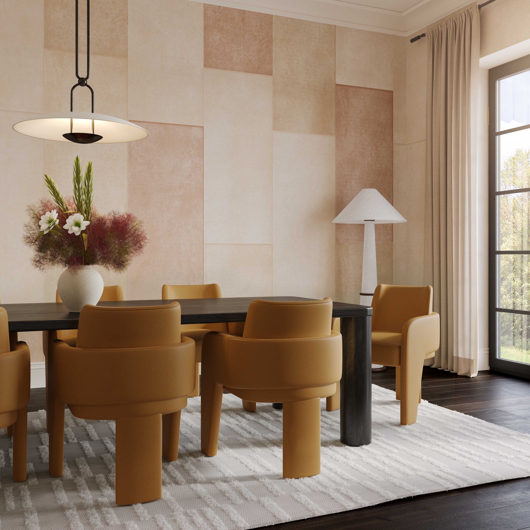 Leo Performance Vegan Leather Dining Chair