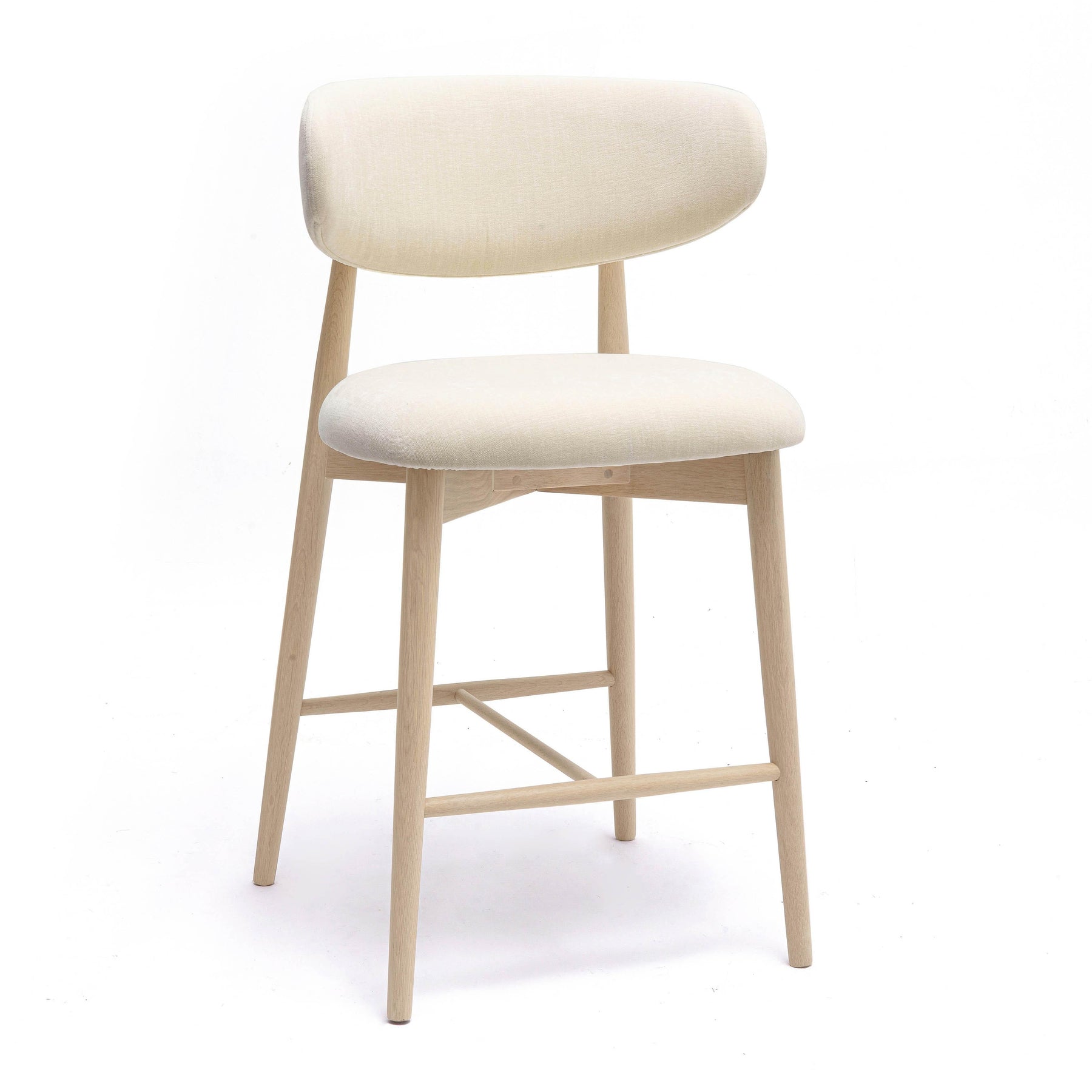 Zinea Performance Textured Velvet Counter Stool