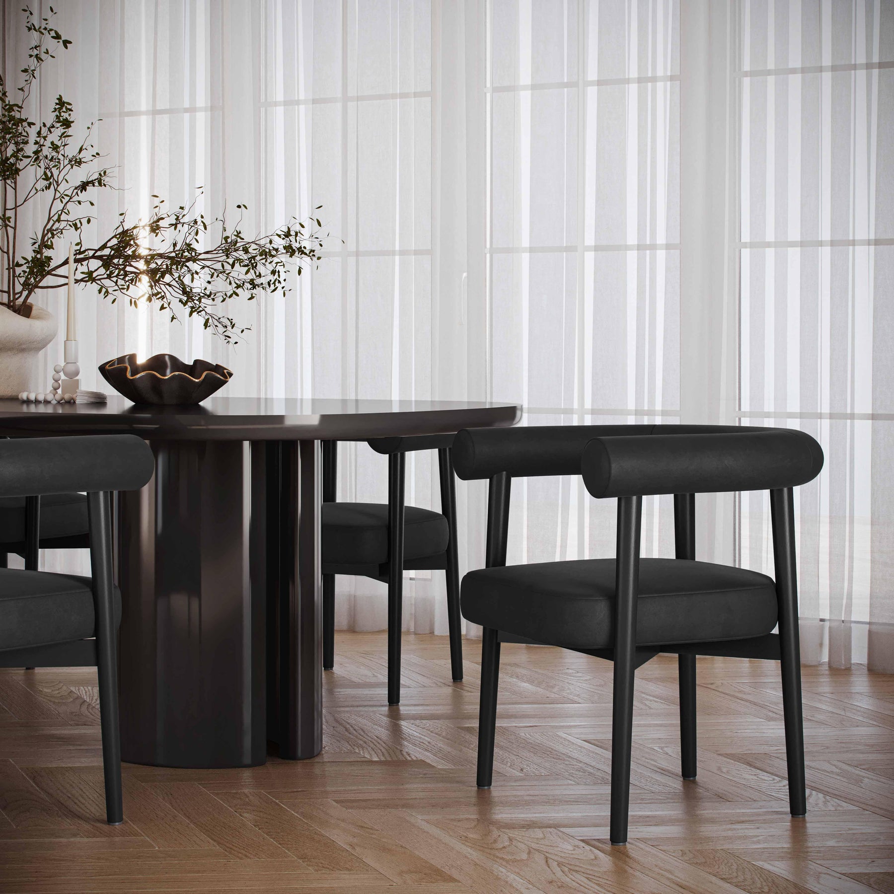 Spara Performance Vegan Leather Dining Chair