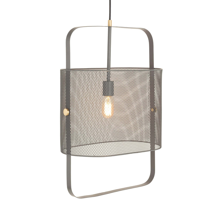 Klaus Large Grey Metal Pendant Lamp