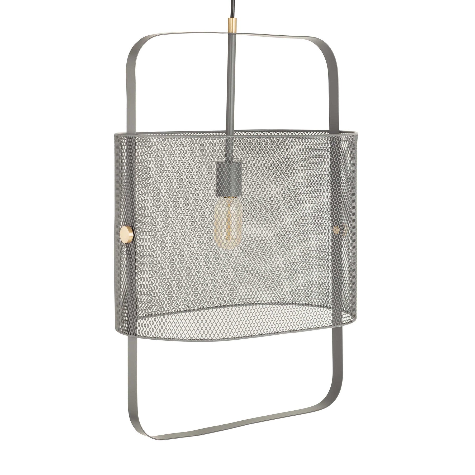 Klaus Large Grey Metal Pendant Lamp