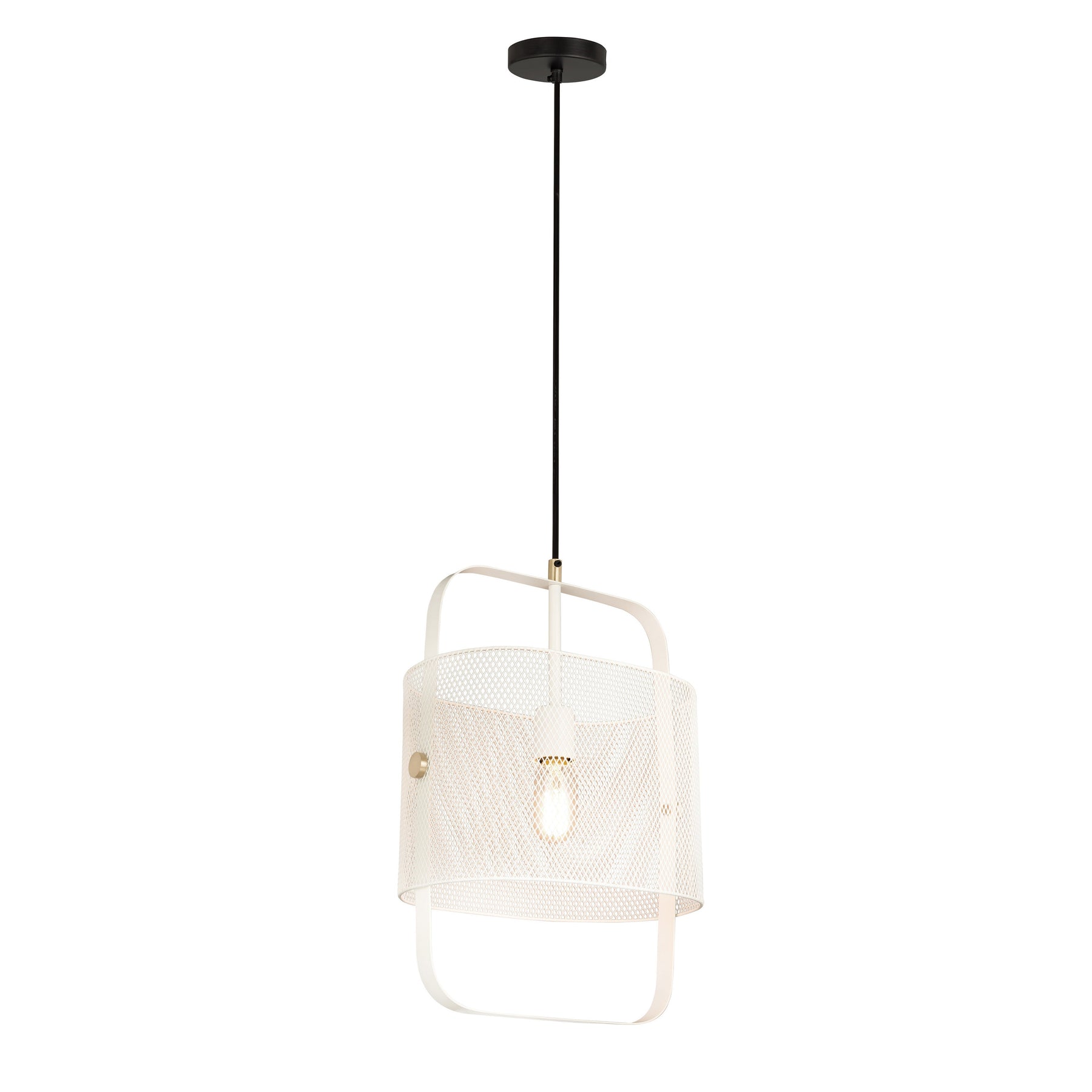 Klaus White Metal Pendant Lamp