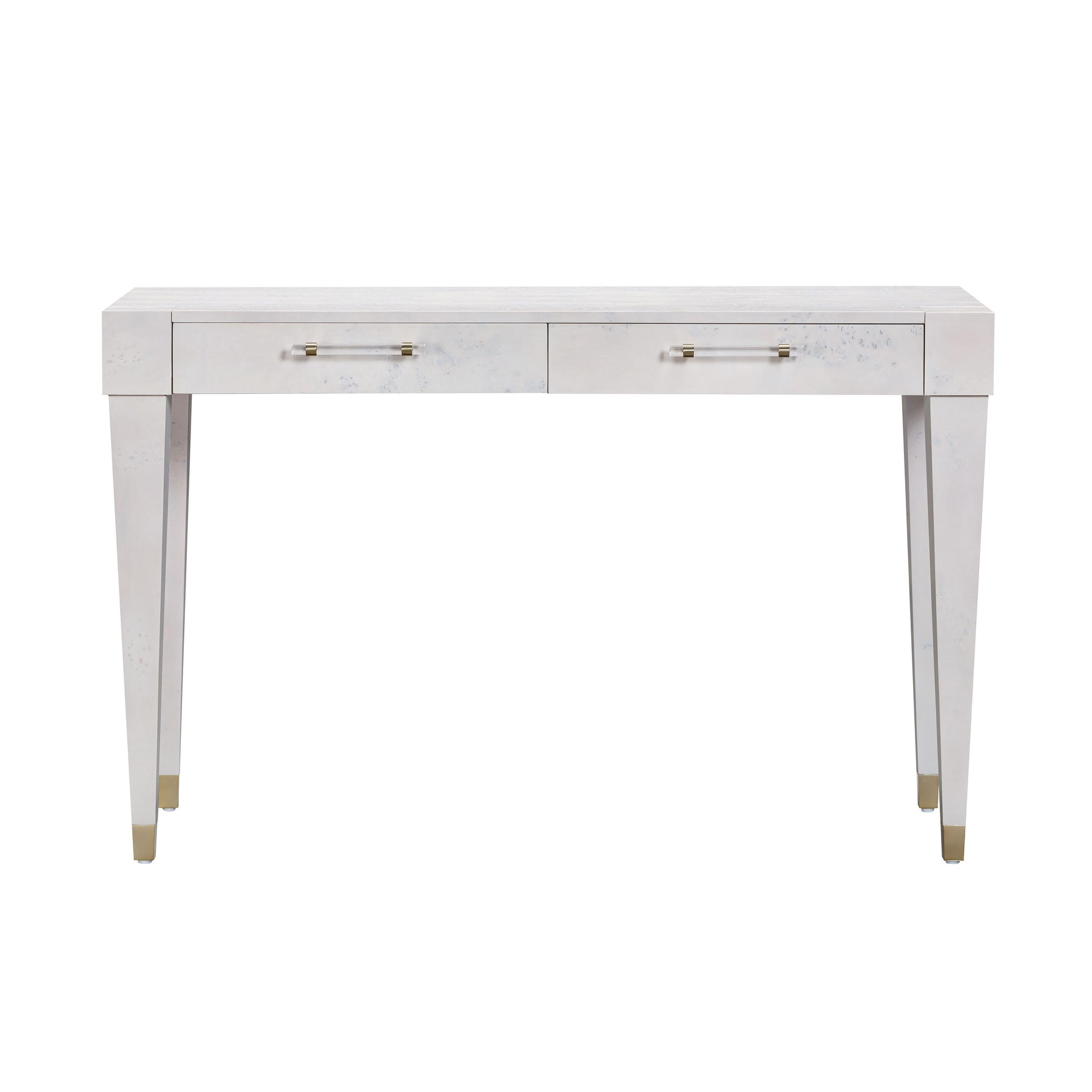 Brandyss 48" Burl 2-Drawer Work Desk