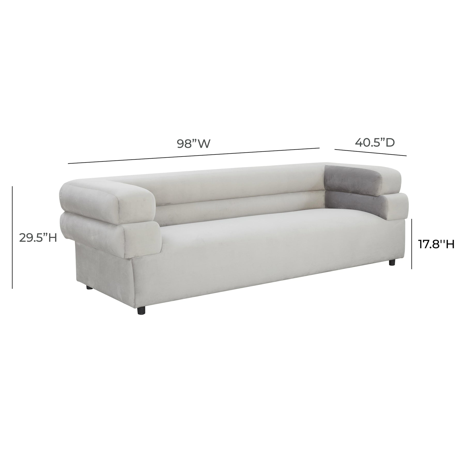 Elsa 98" Performance Fabric Sofa