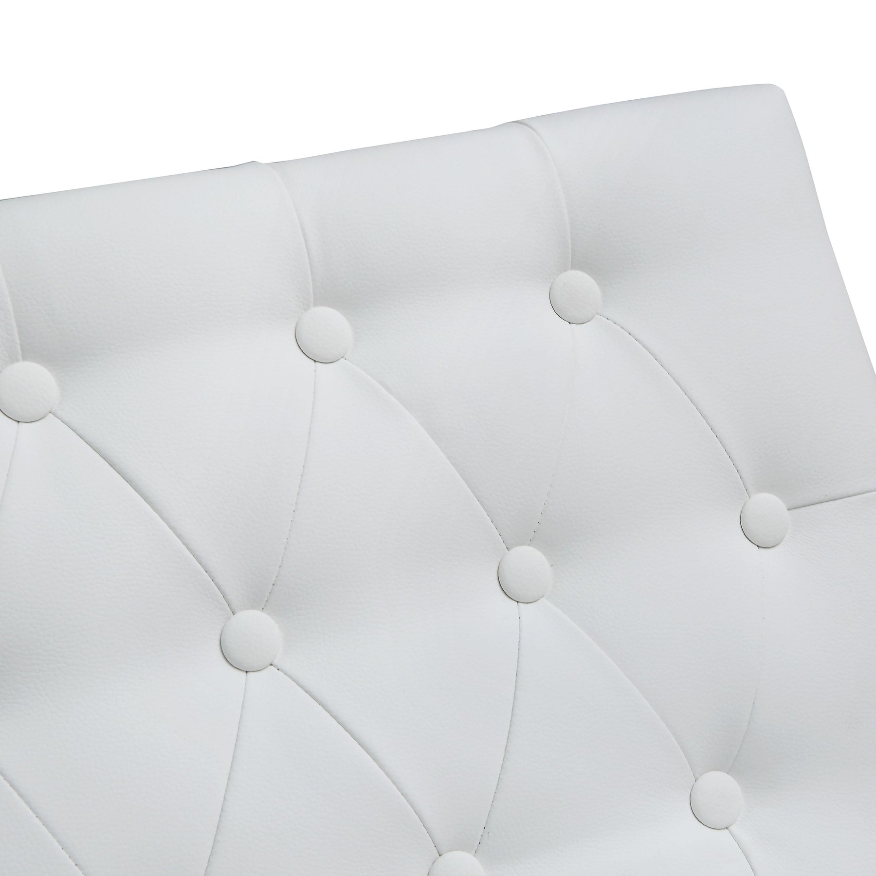 Helsinki White Performance Vegan Leather Stool - Set of 2
