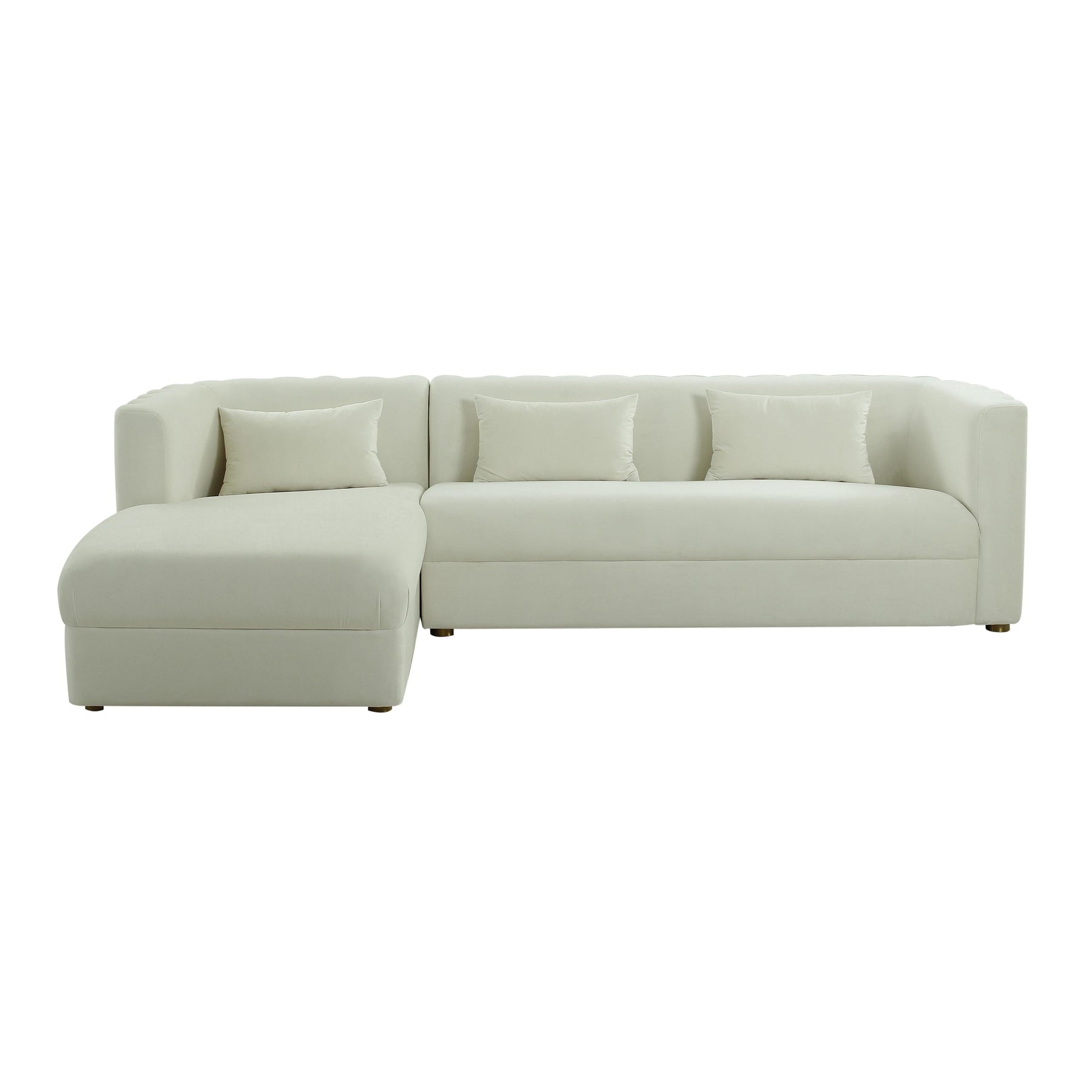 Callie 2-Piece Performance Velvet L-Shaped Sectional