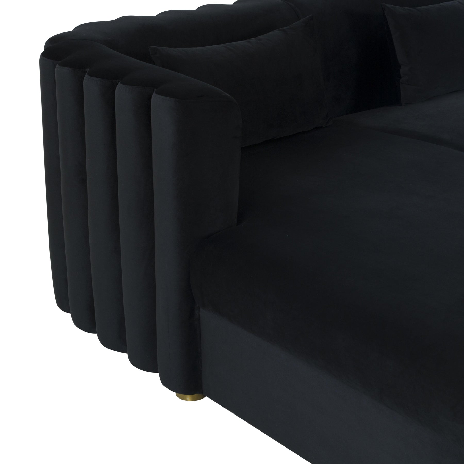 Callie 2-Piece Performance Velvet L-Shaped Sectional