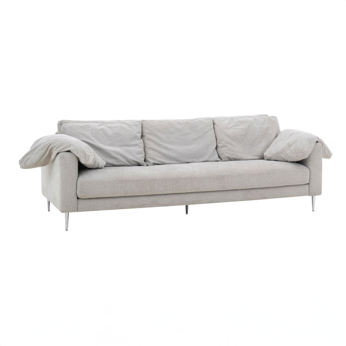 Vari 90" Textured Performance Velvet Lounge Sofa
