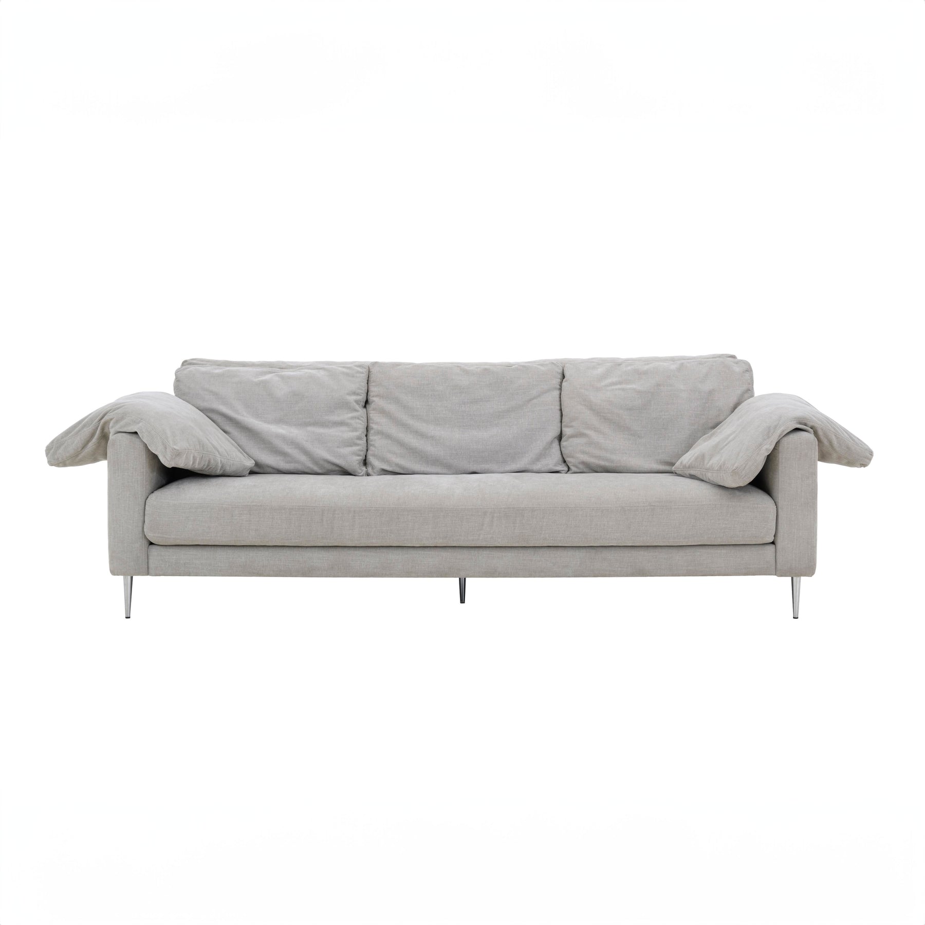 Vari 90" Textured Performance Velvet Lounge Sofa