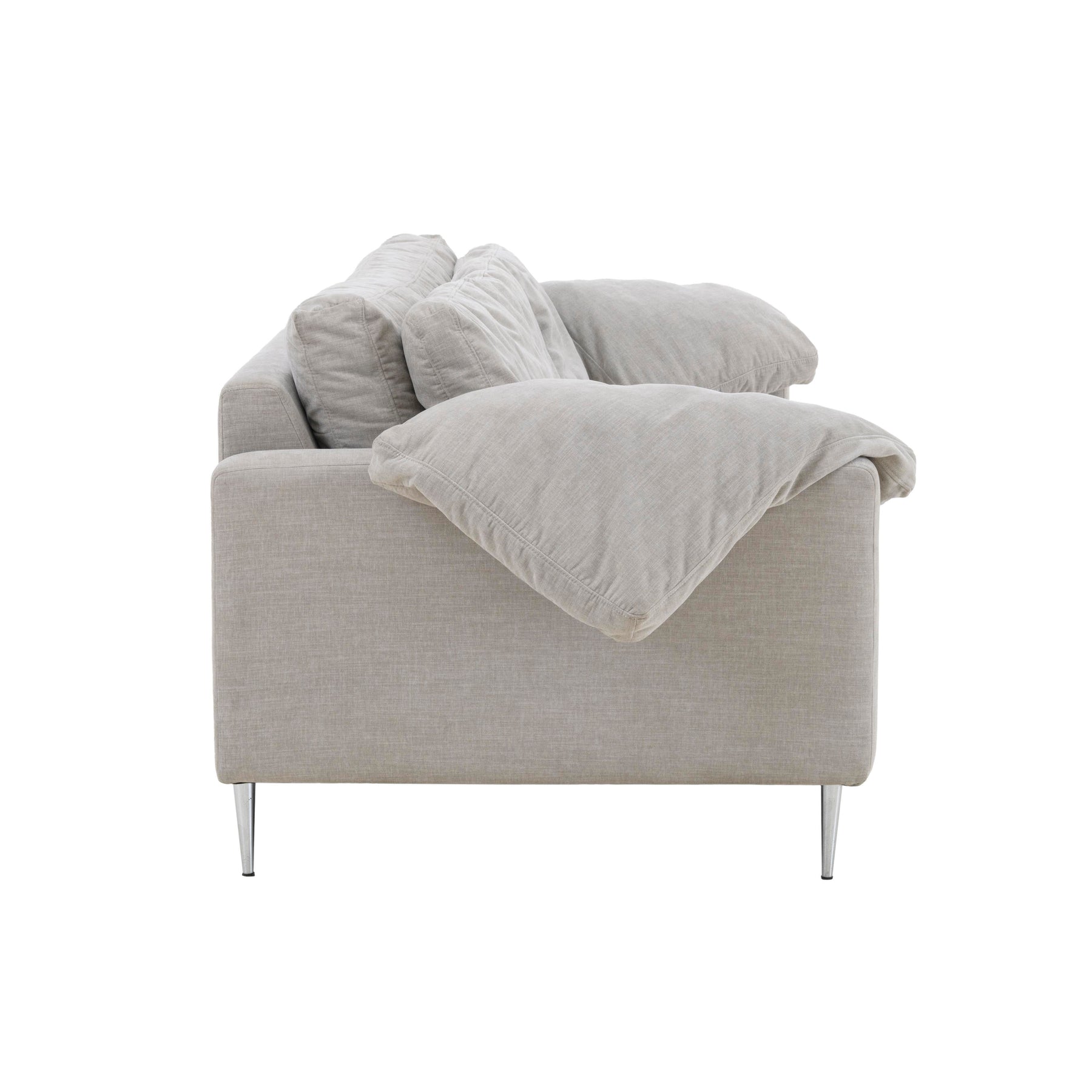 Vari 90" Textured Performance Velvet Lounge Sofa