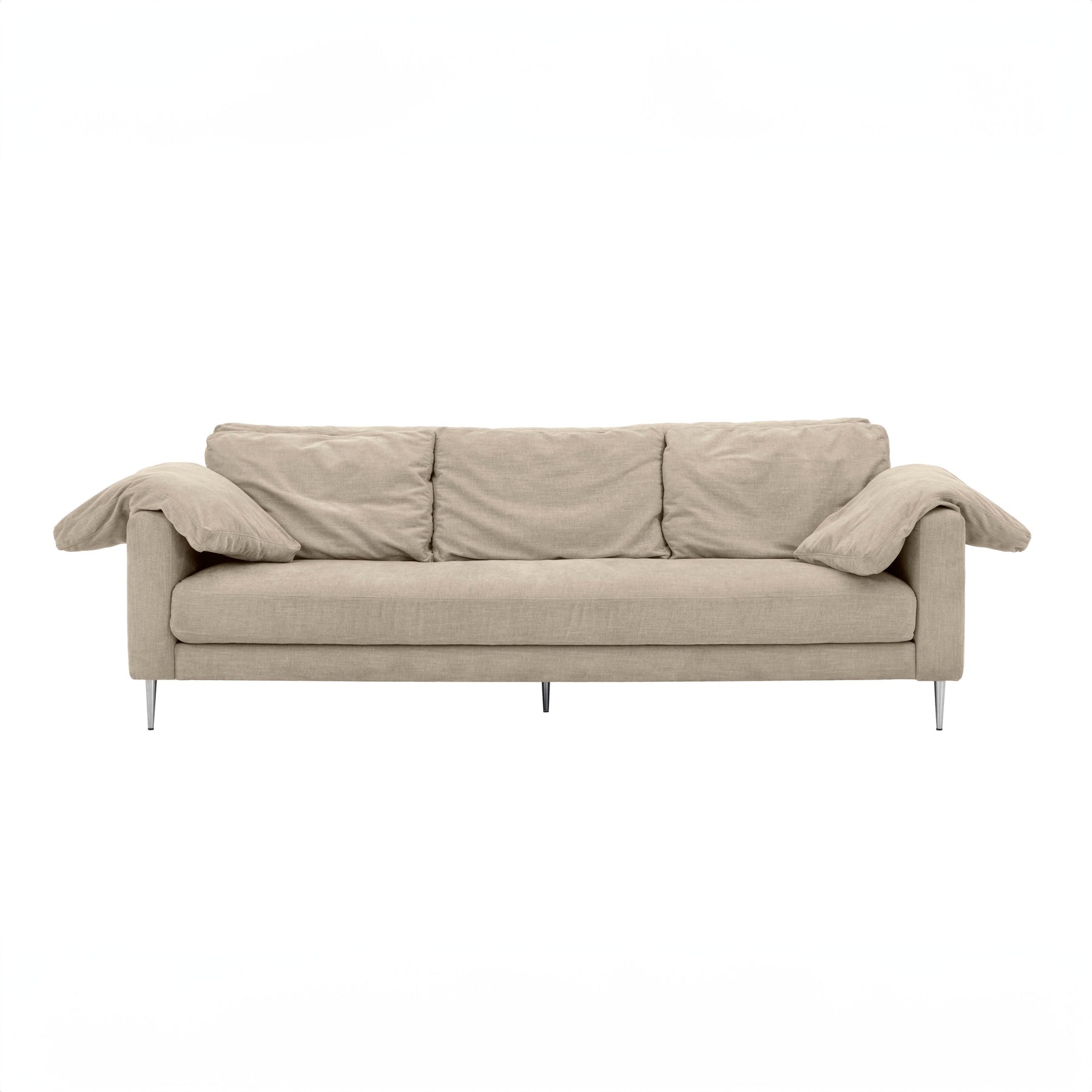 Vari 90" Textured Performance Velvet Lounge Sofa