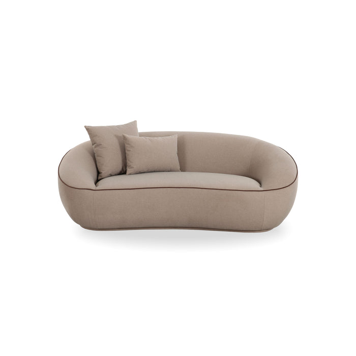 Jenny 78" Taupe Performance Faux Mohair Loveseat