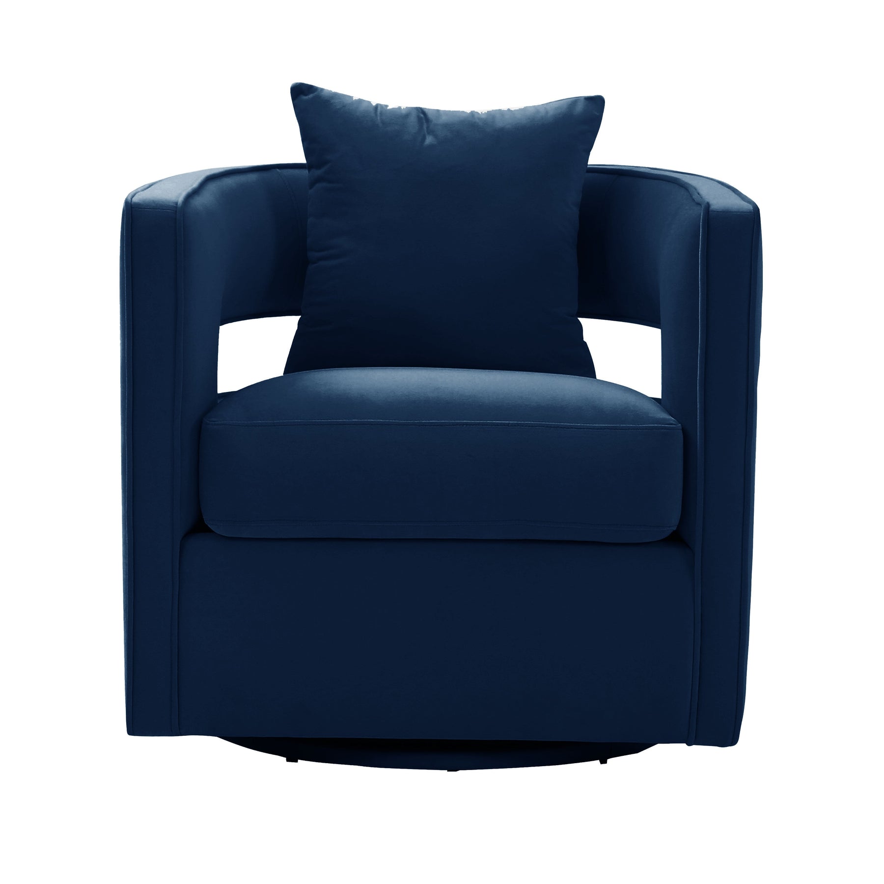 Kennedy Performance Velvet Swivel Accent Chair