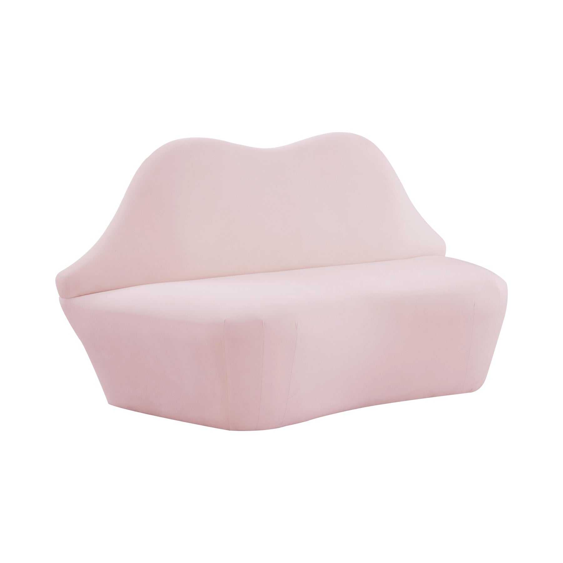 Lips 68" Performance Velvet Settee