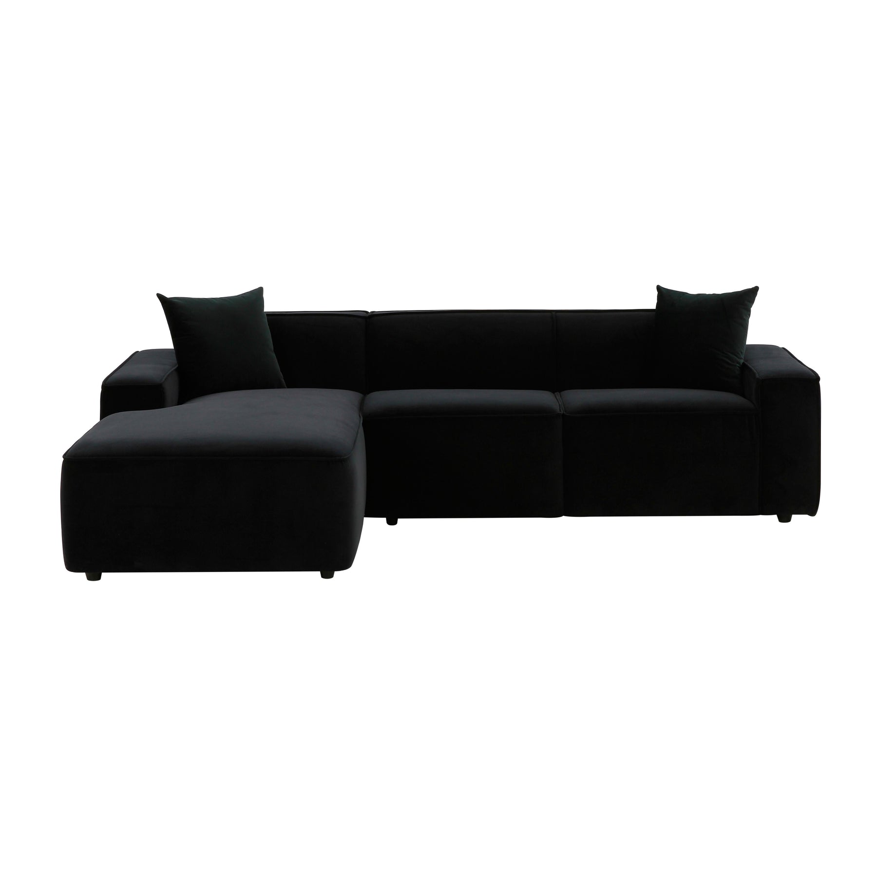 Olafur 2-Piece Performance Fabric L-Shaped Sectional