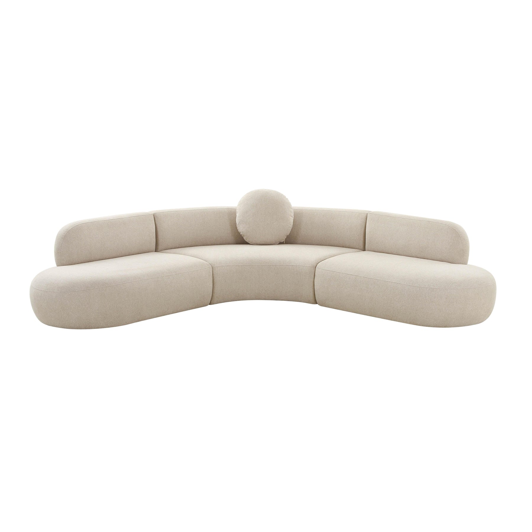 Broohah 3-Piece Performance Fabric L-Shaped Sectional