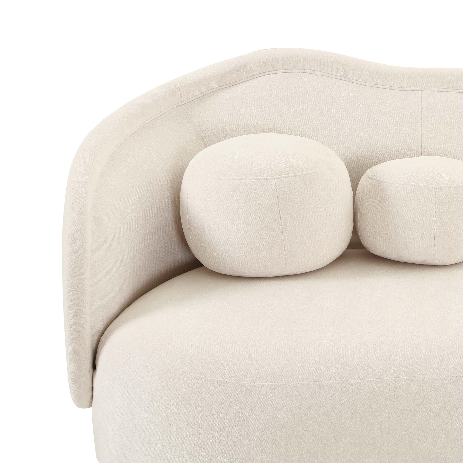Circe 92.5" Performance Textured Velvet Sofa