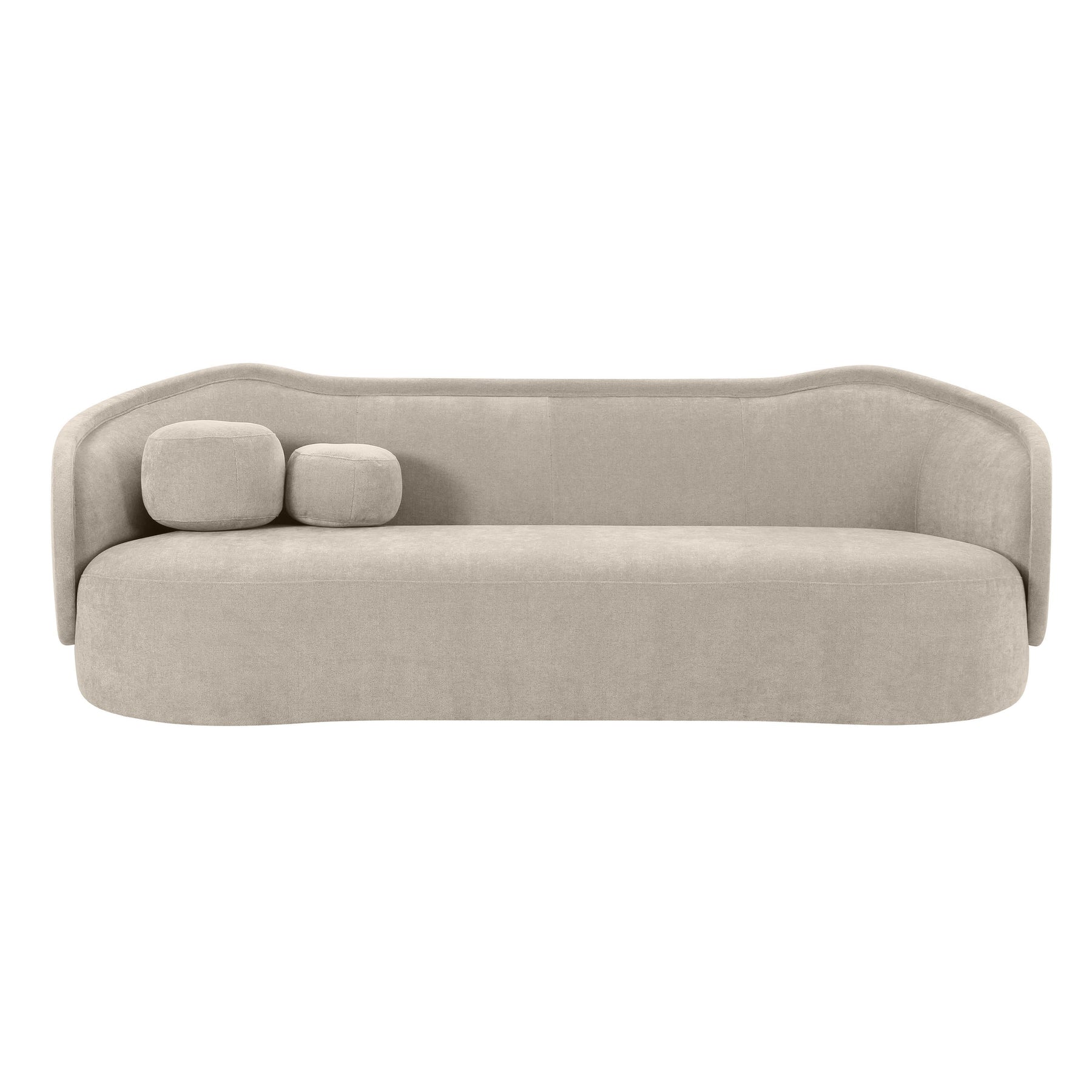 Circe 92.5" Performance Textured Velvet Sofa