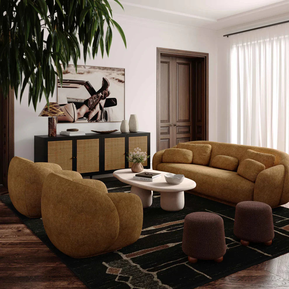 Misty Performance Boucle Accent Chair Cream