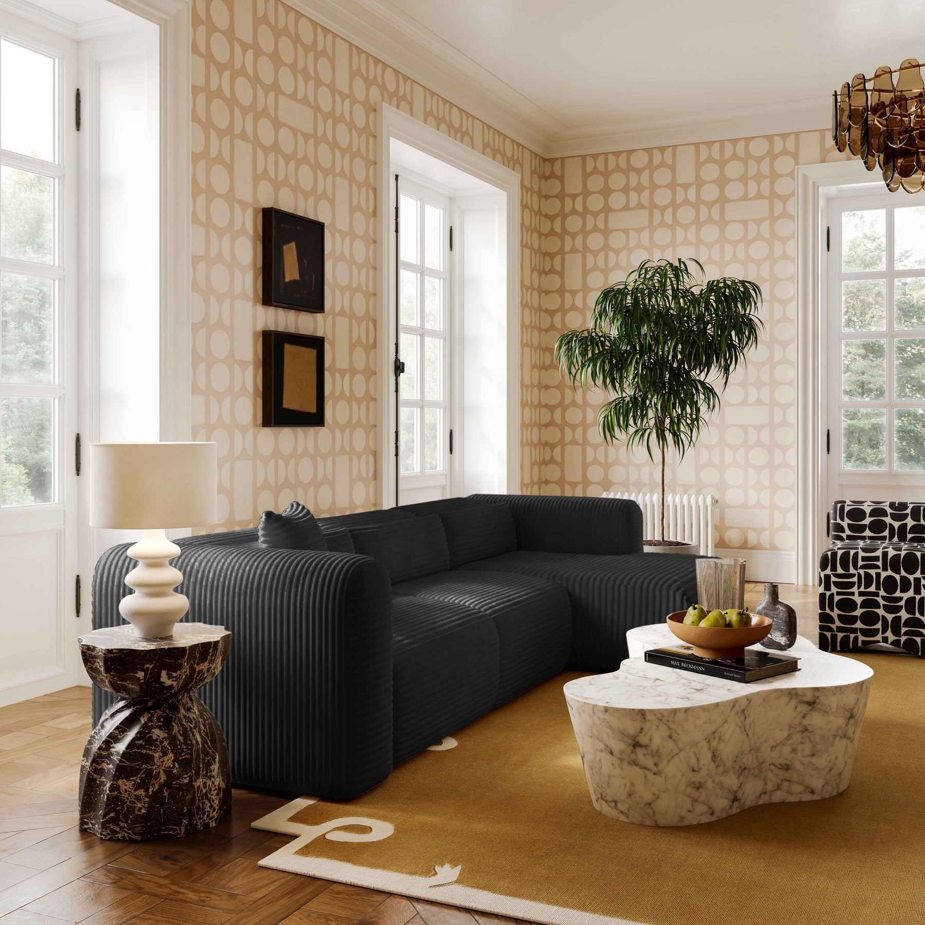 Tarra 86" Modular Loveseat