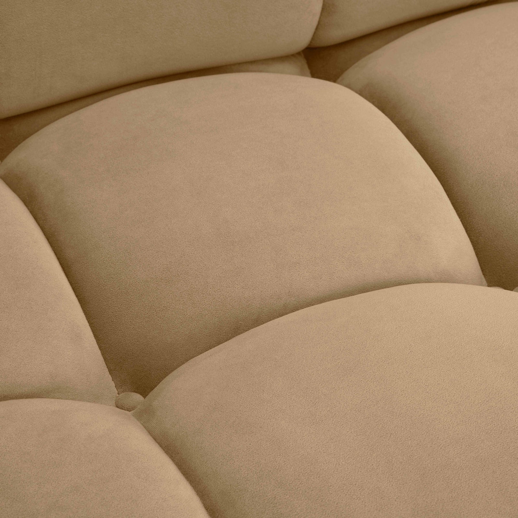 Calliope 6-piece Cafe Au Lait Performance Velvet Modular U-Sectional