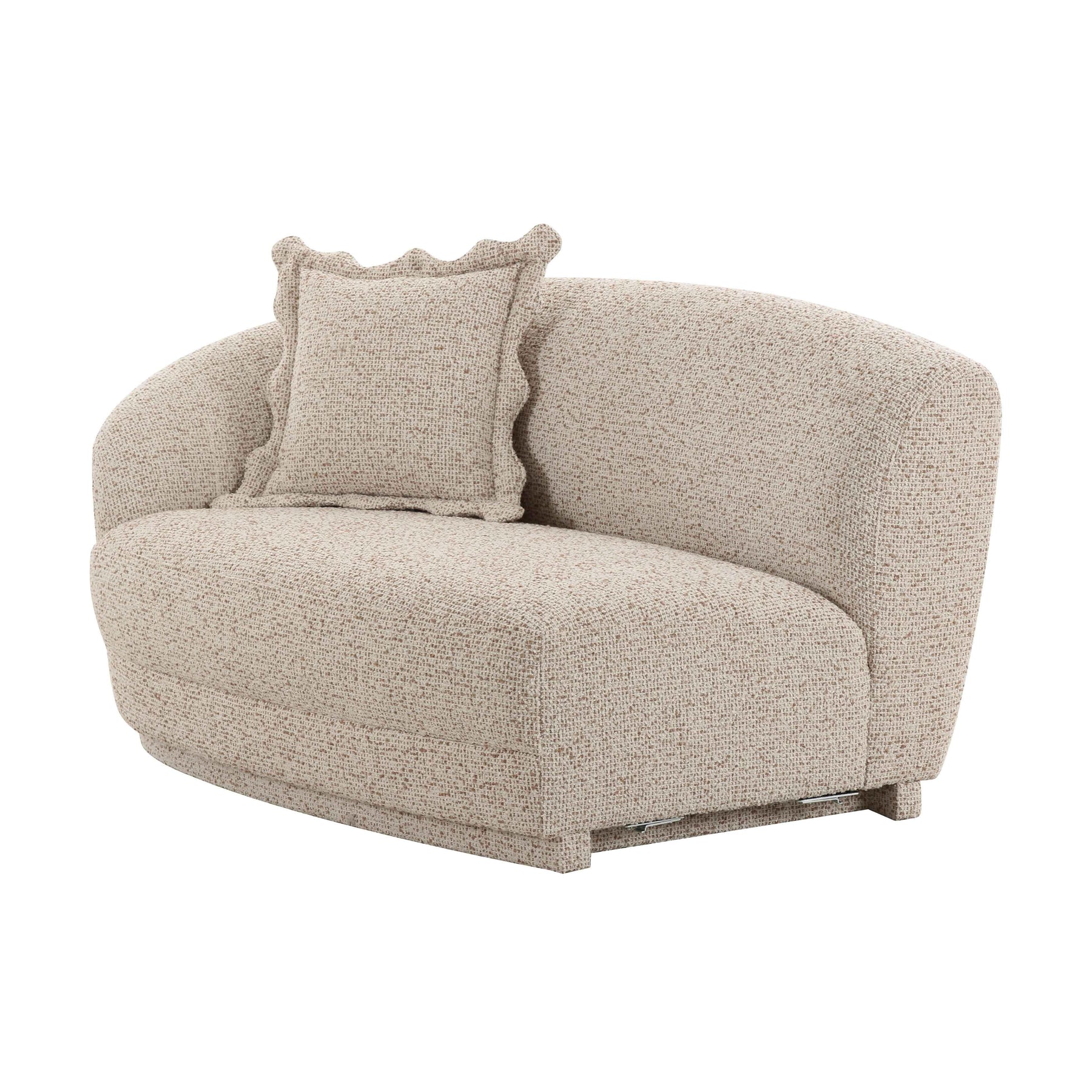 Marion 60" Two-Tone Textured Performance Boucle Loveseat