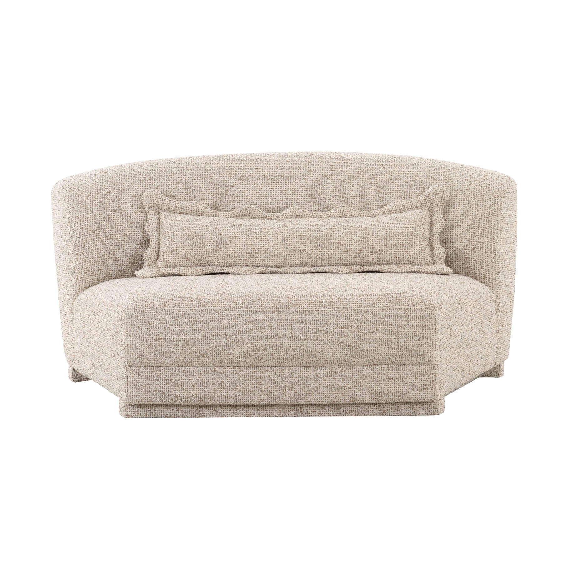 Marion 63" Two-Tone Textured Performance Boucle Armless Loveseat