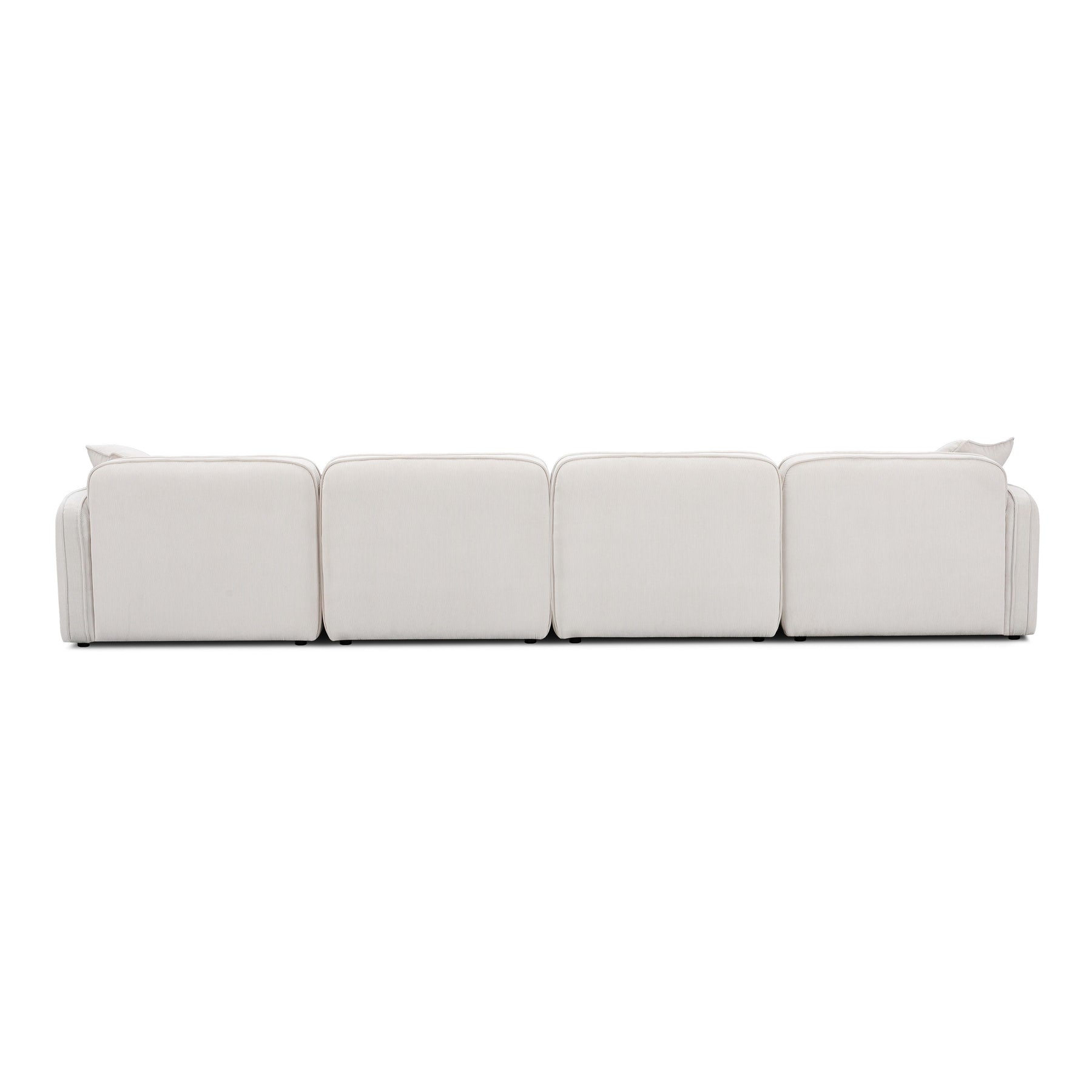Travie 6-Piece Performance Corduroy Velvet  Modular U-Sectional