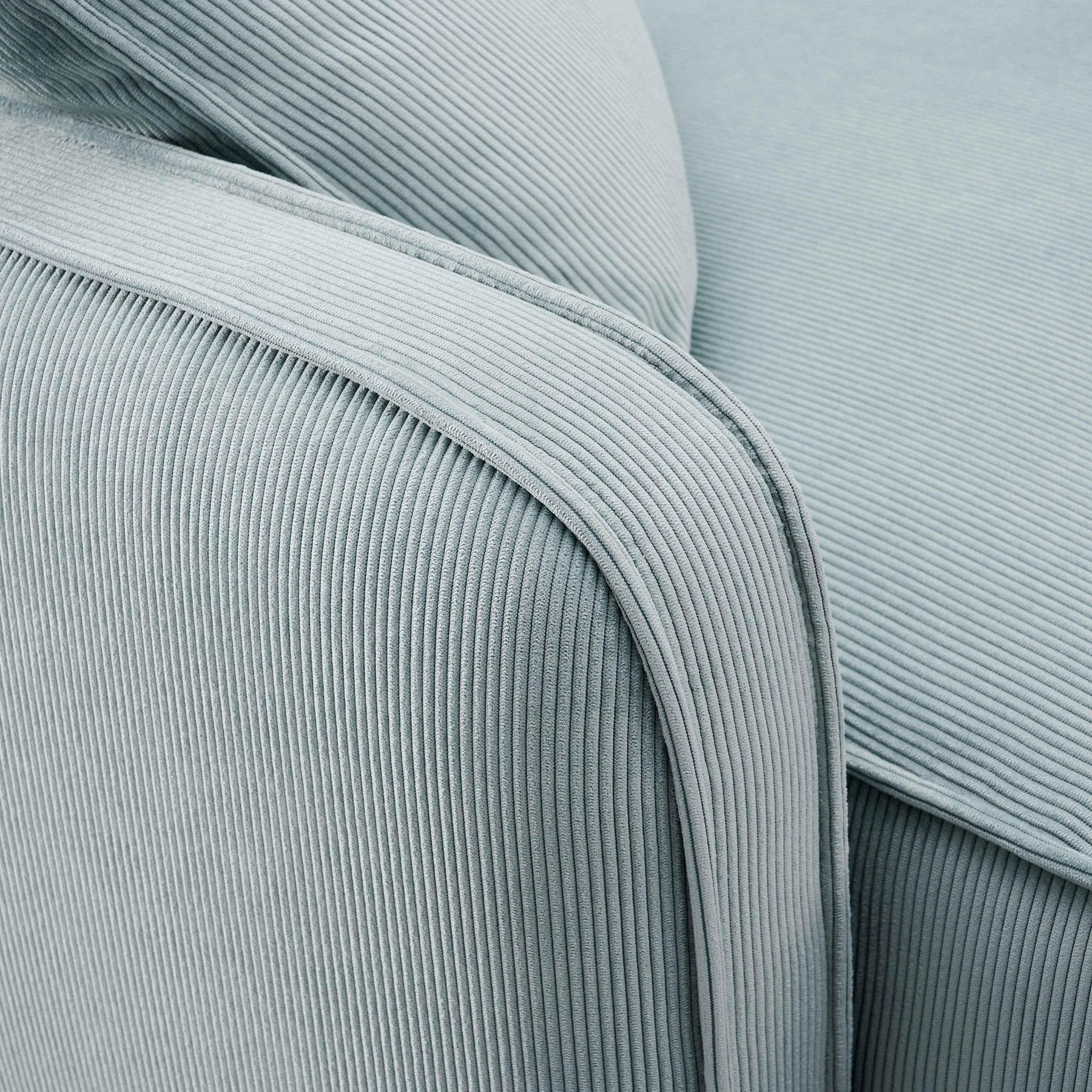 Travie Performance Corduroy Velvet RAF Corner Chair