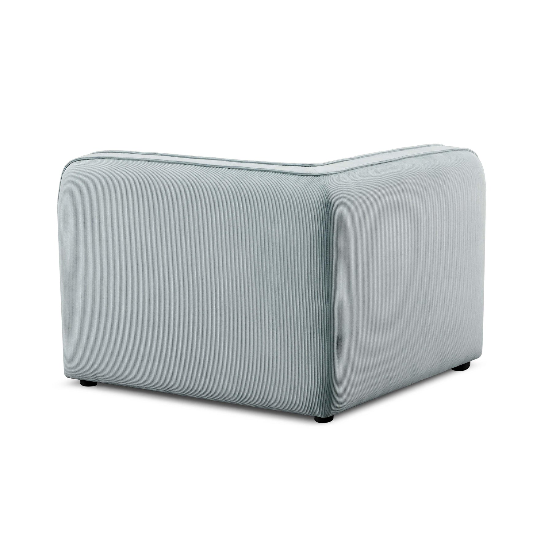 Travie Performance Corduroy Velvet Corner Chair