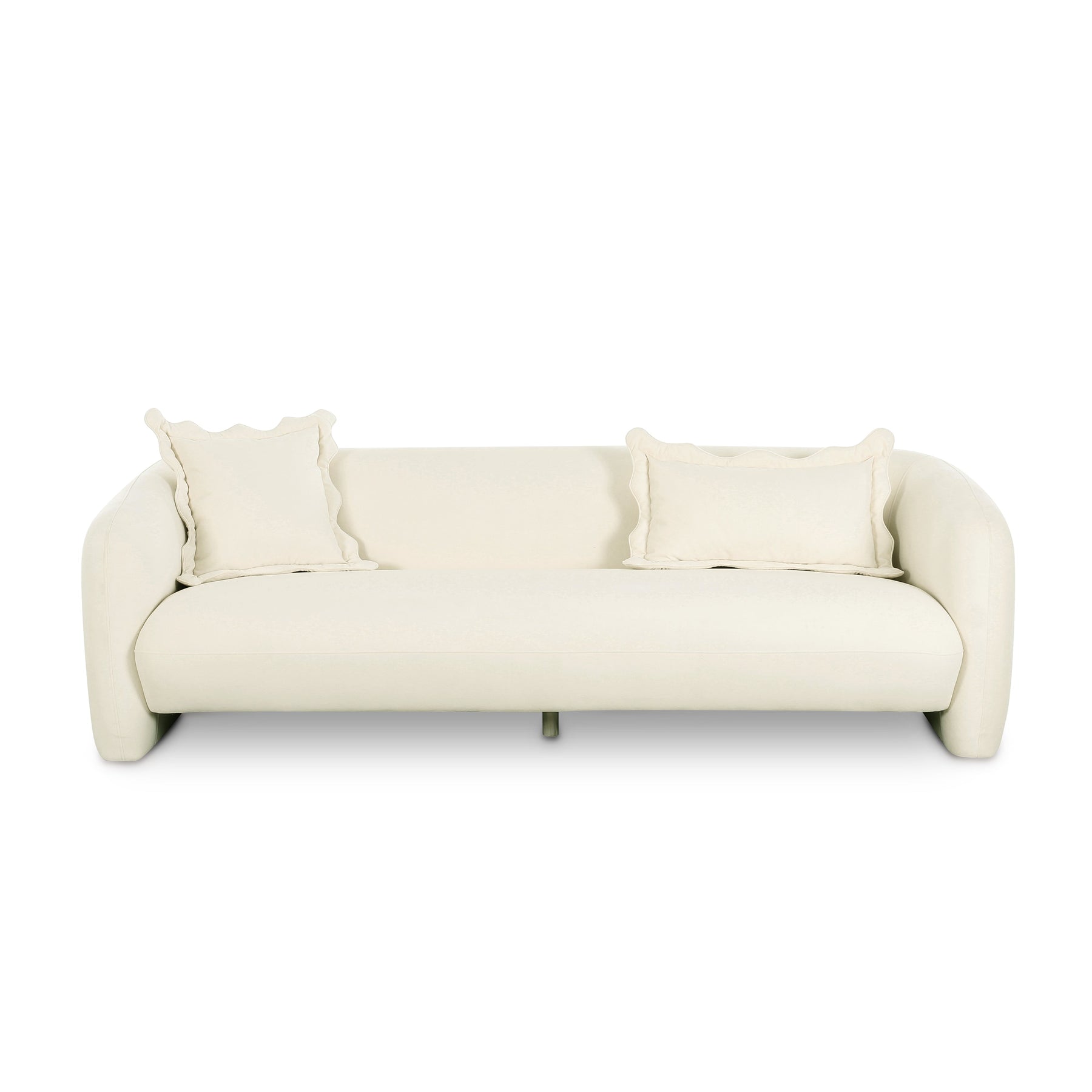 Lou 91" Performance Velvet Sofa